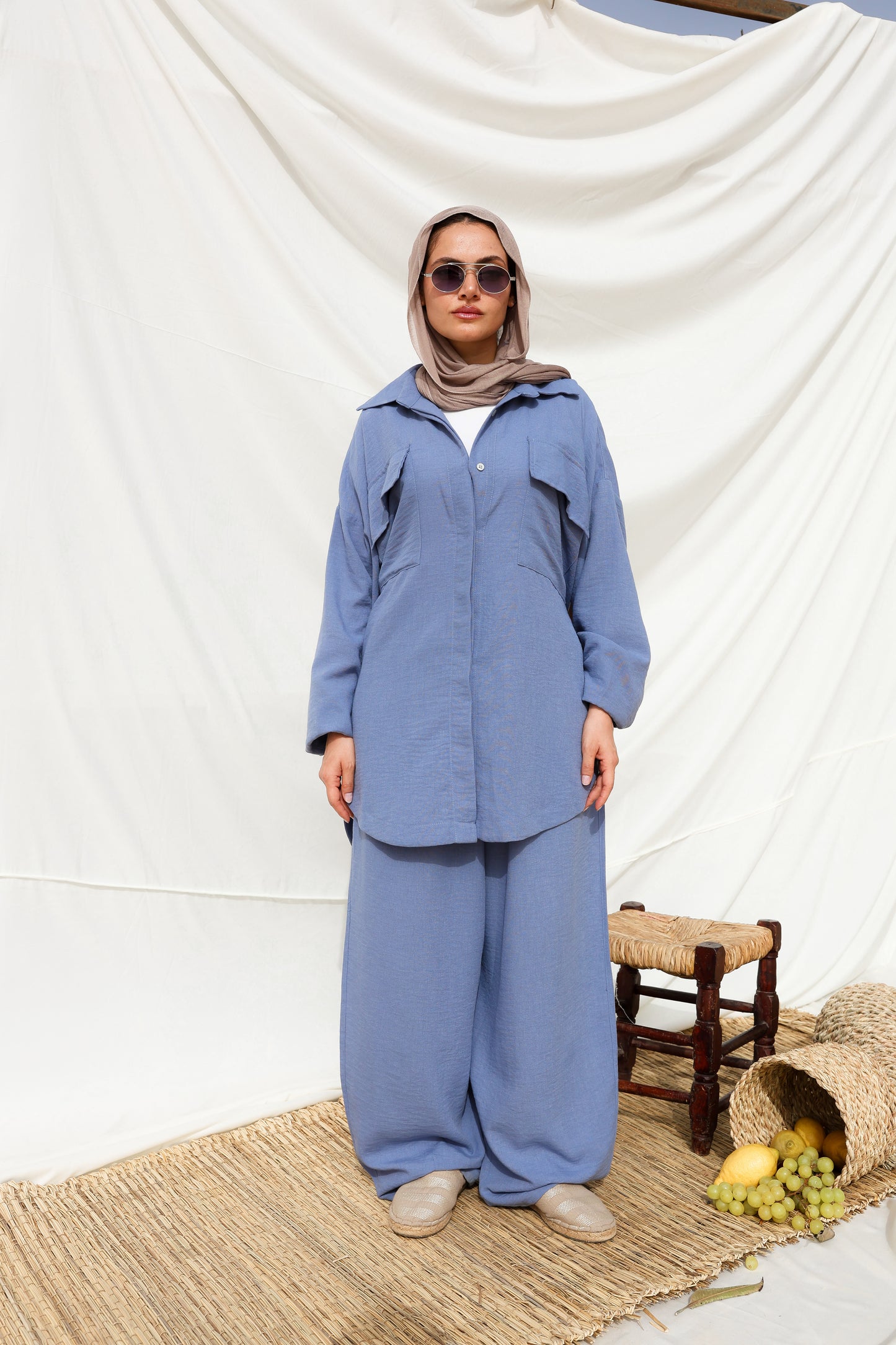 The Sash Set in Blue