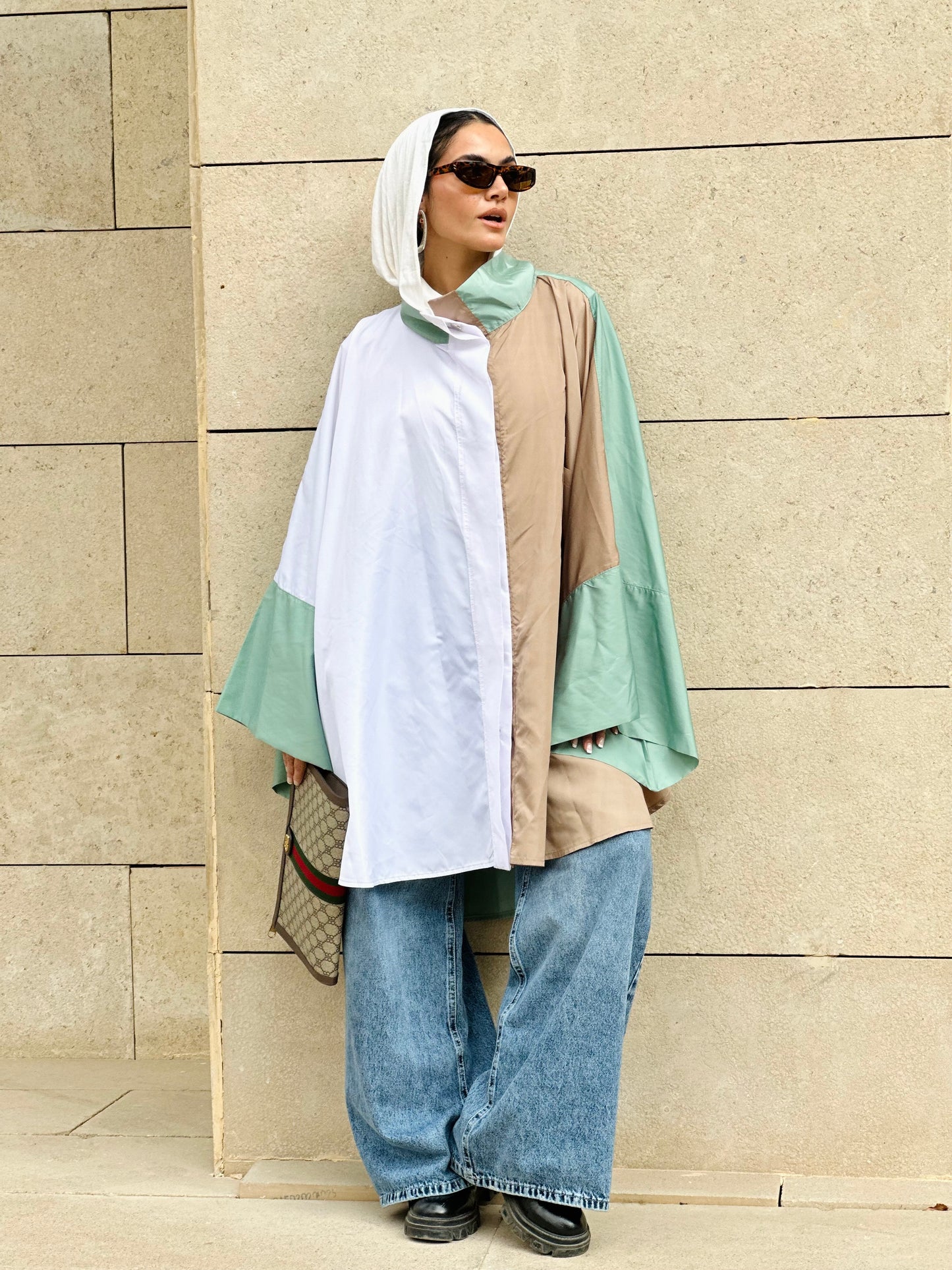 Batwing Waterproof Jacket in Mint