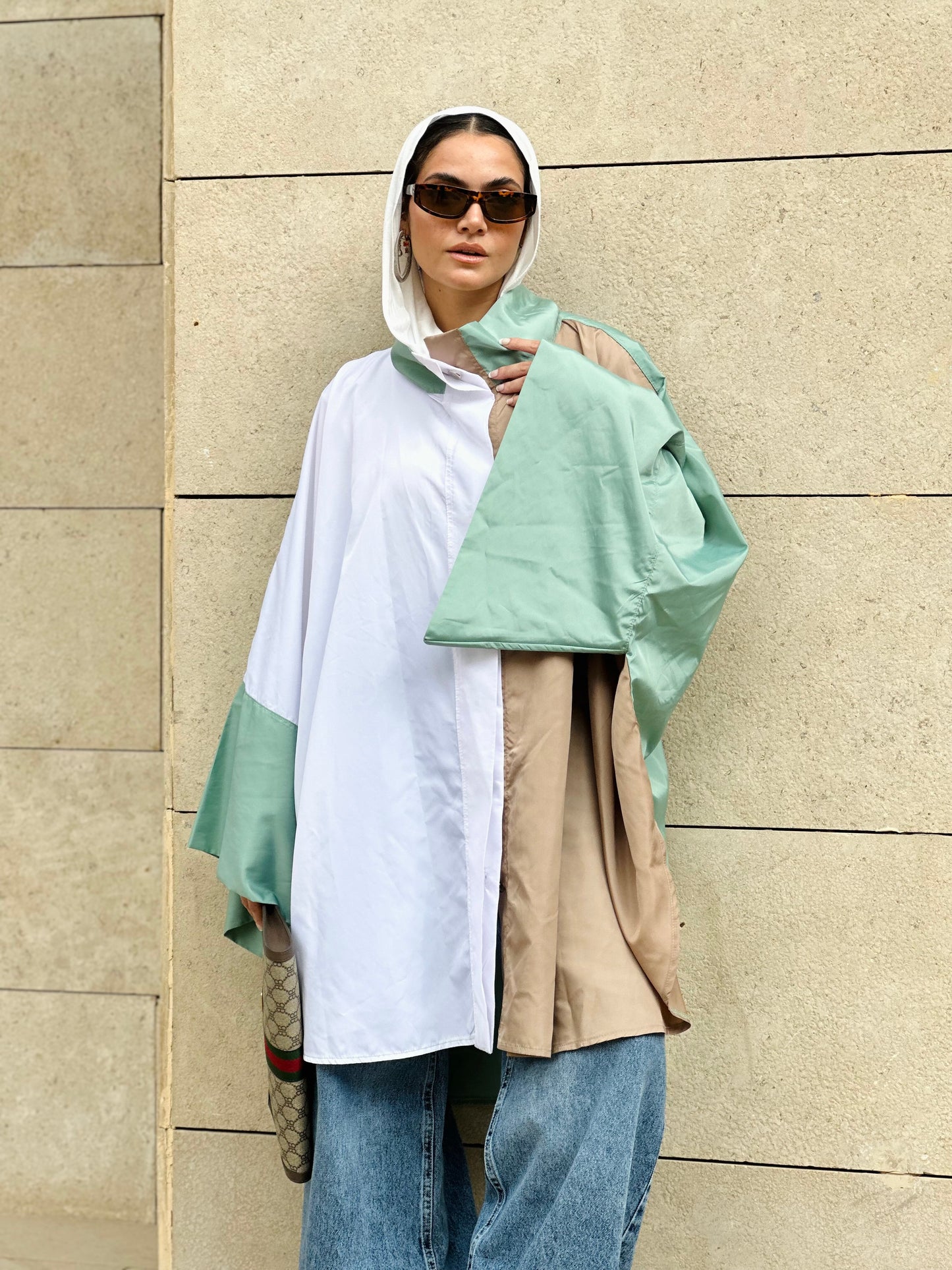Batwing Waterproof Jacket in Mint