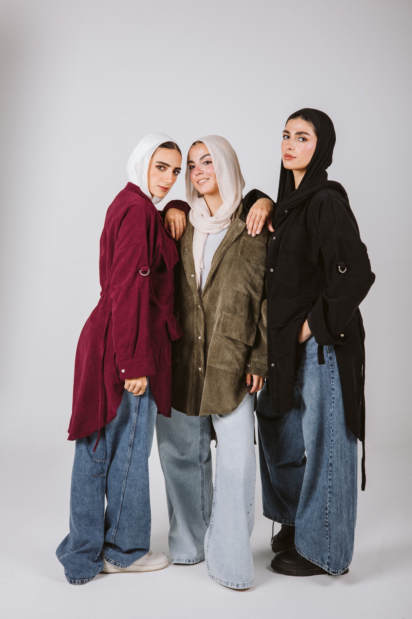 High low Pockets Shirt in Olive