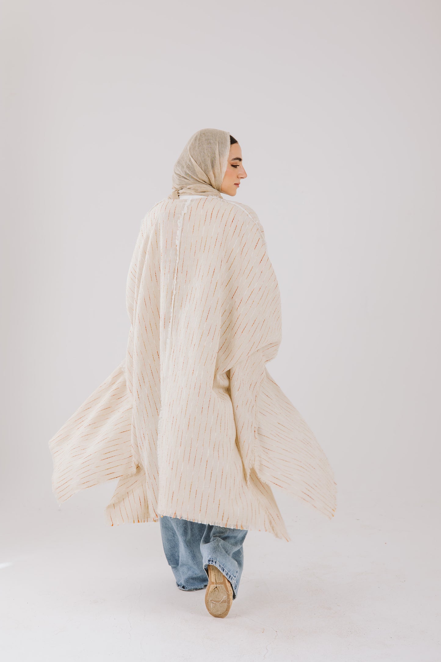 Batwing Linen Cardigan