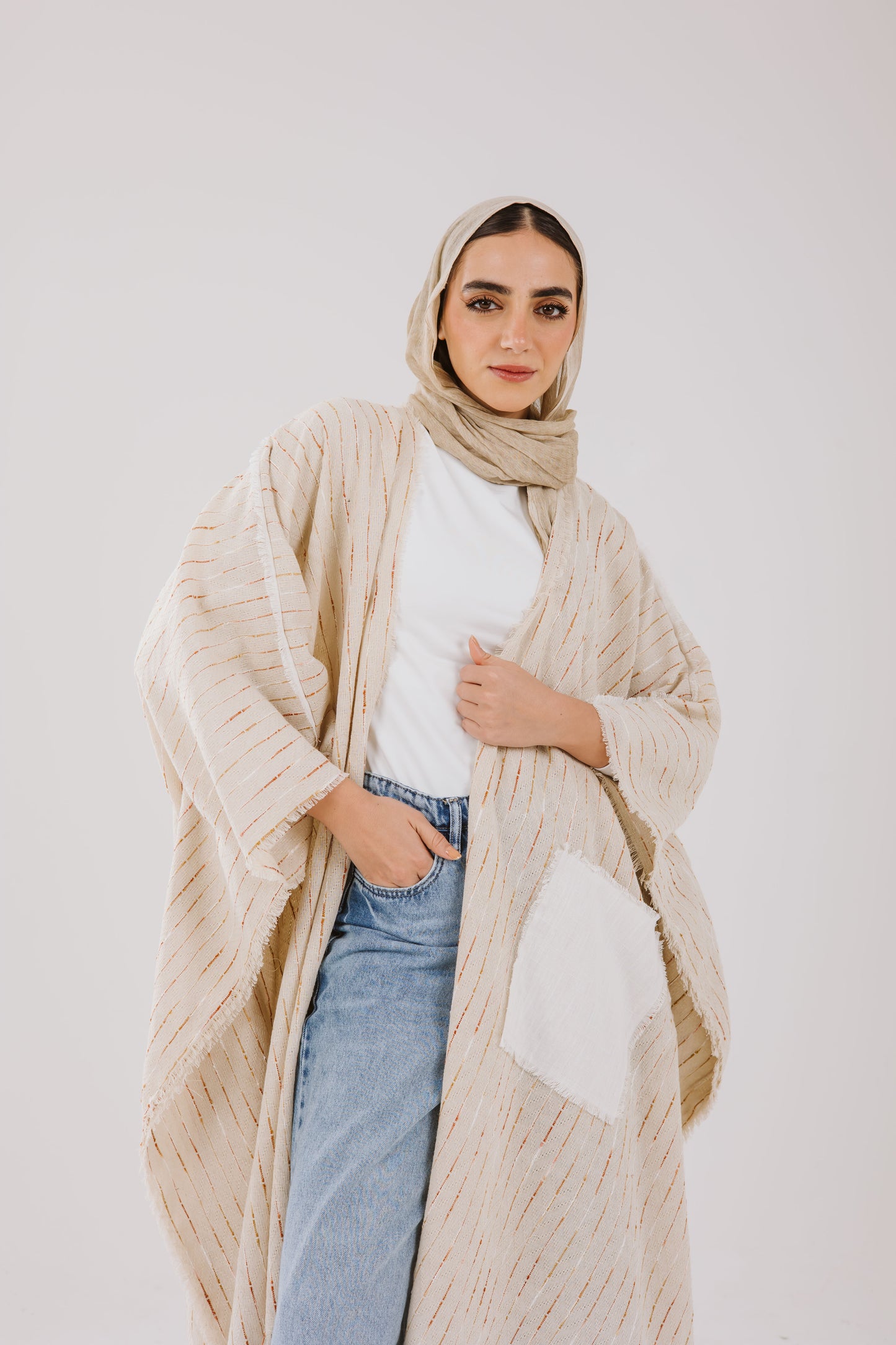 Batwing Linen Cardigan