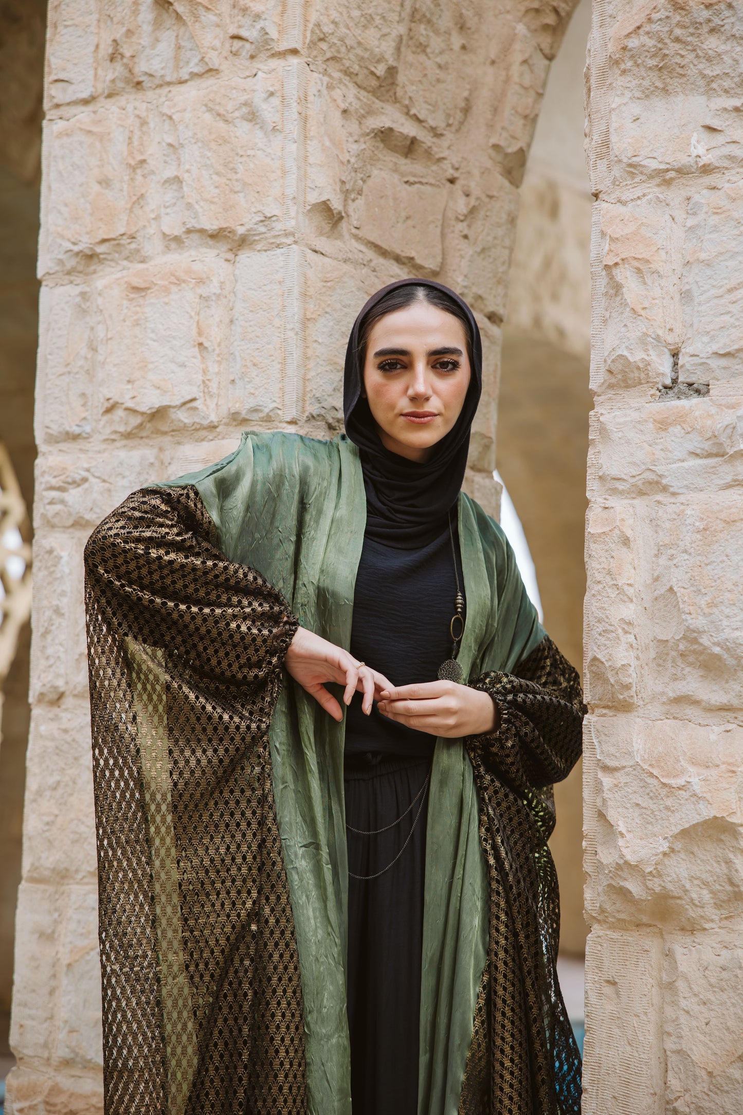 Qasr Kaftan in Olive