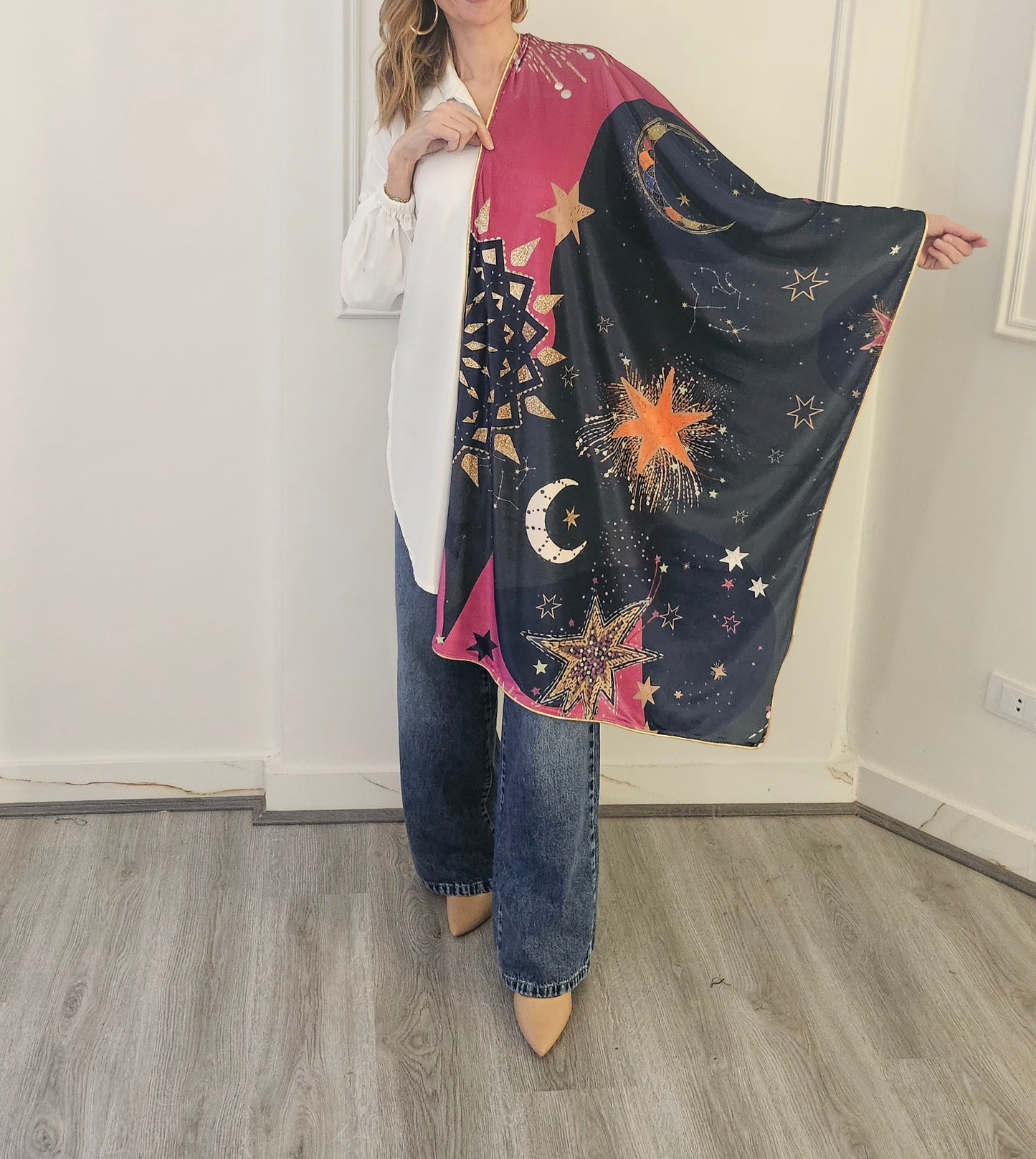 Starry printed Shawl