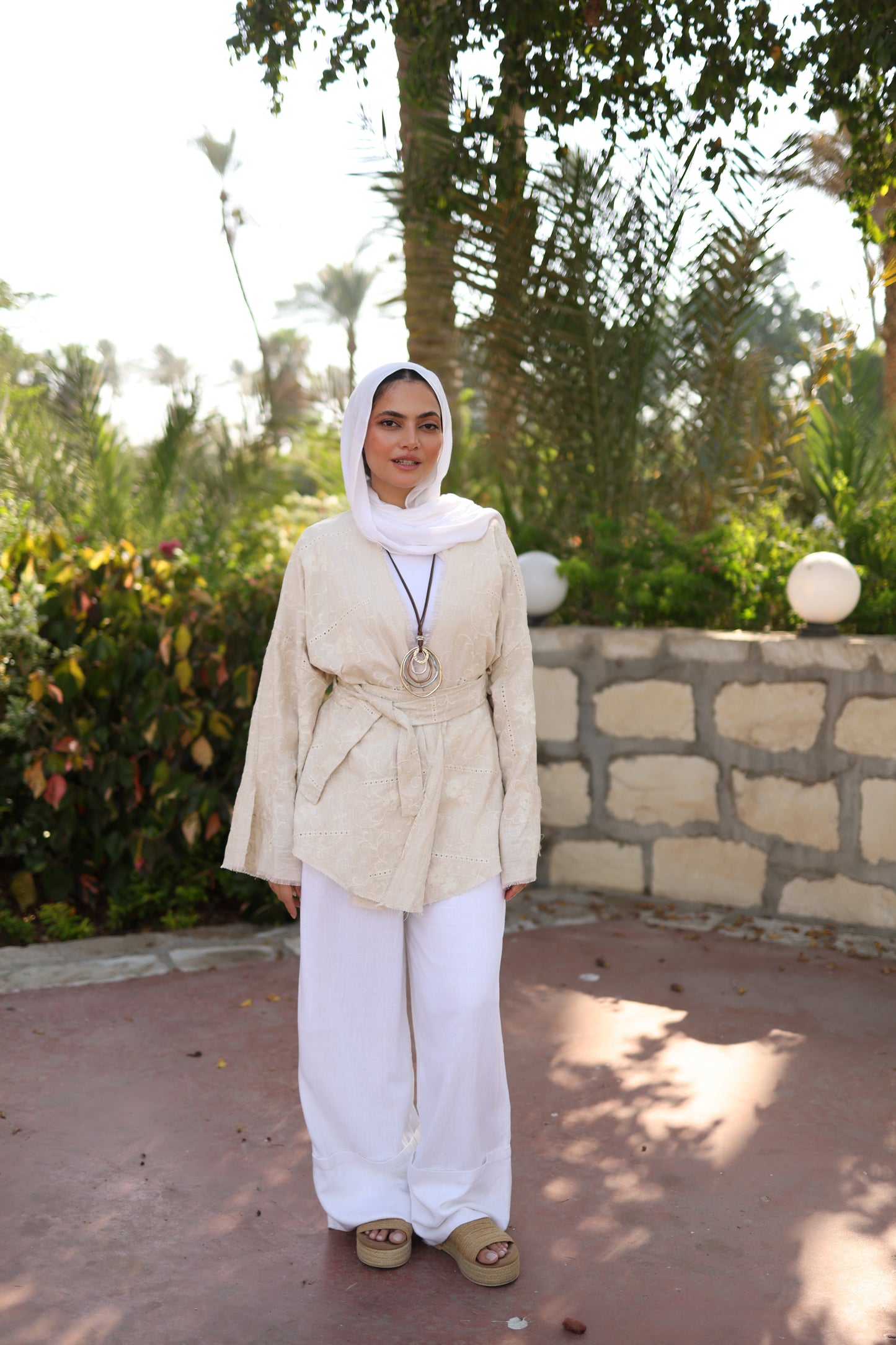 Summer Dunes Linen kimono
