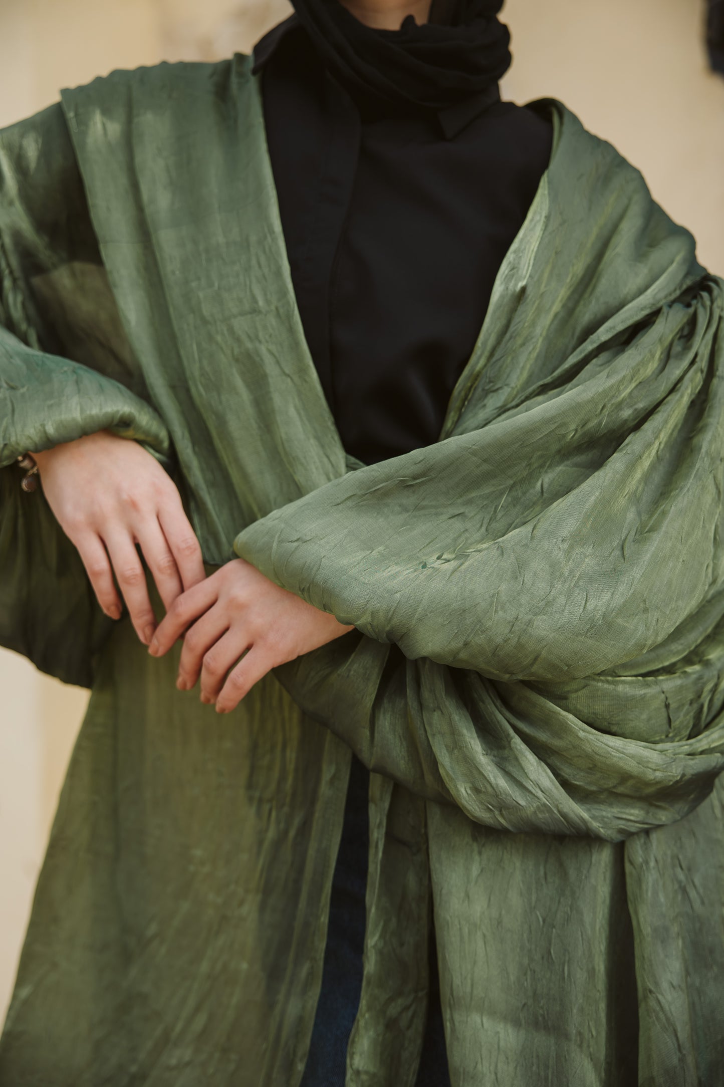 Rawan kimono in Olive