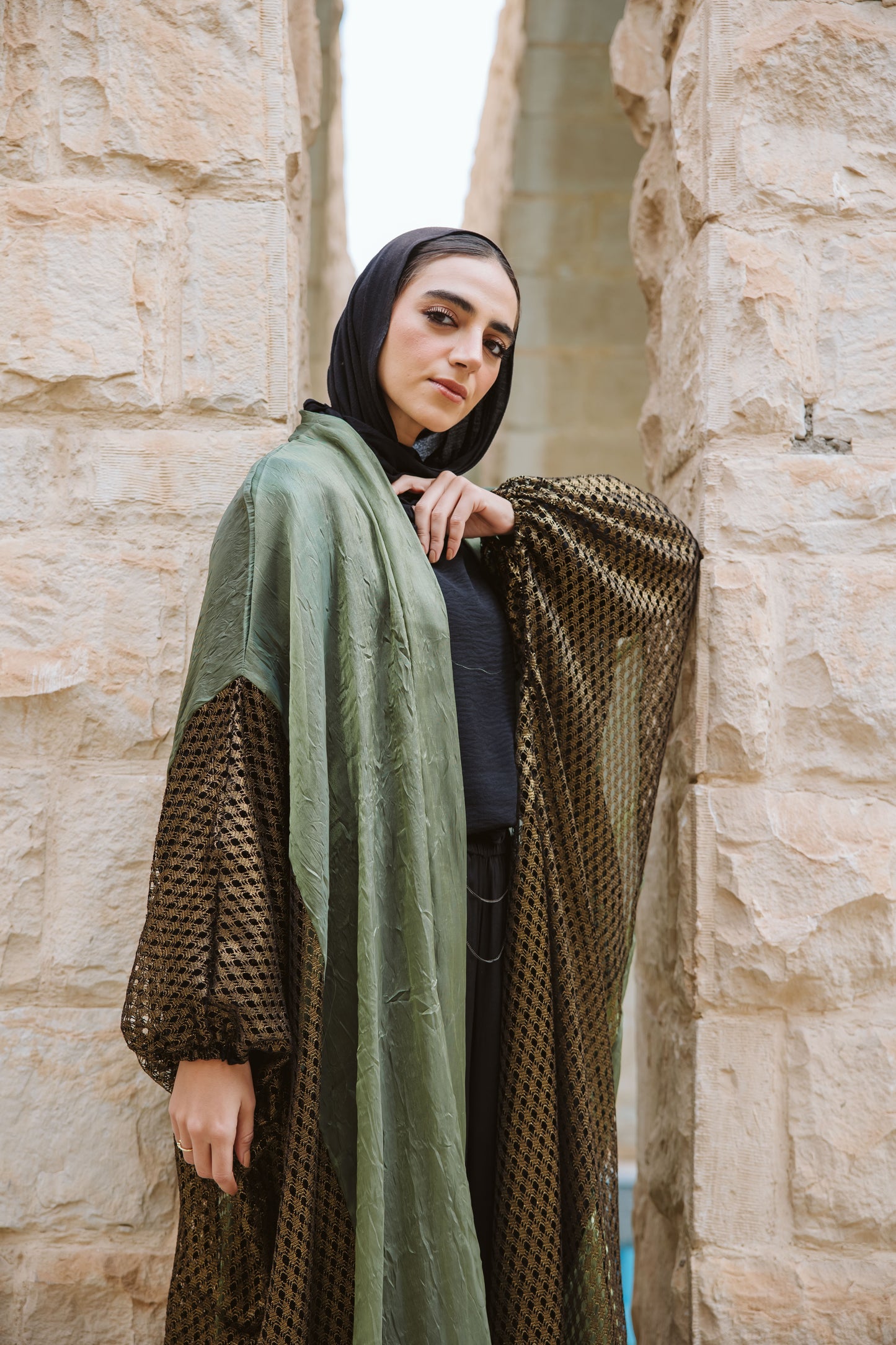 Qasr Kaftan in Olive