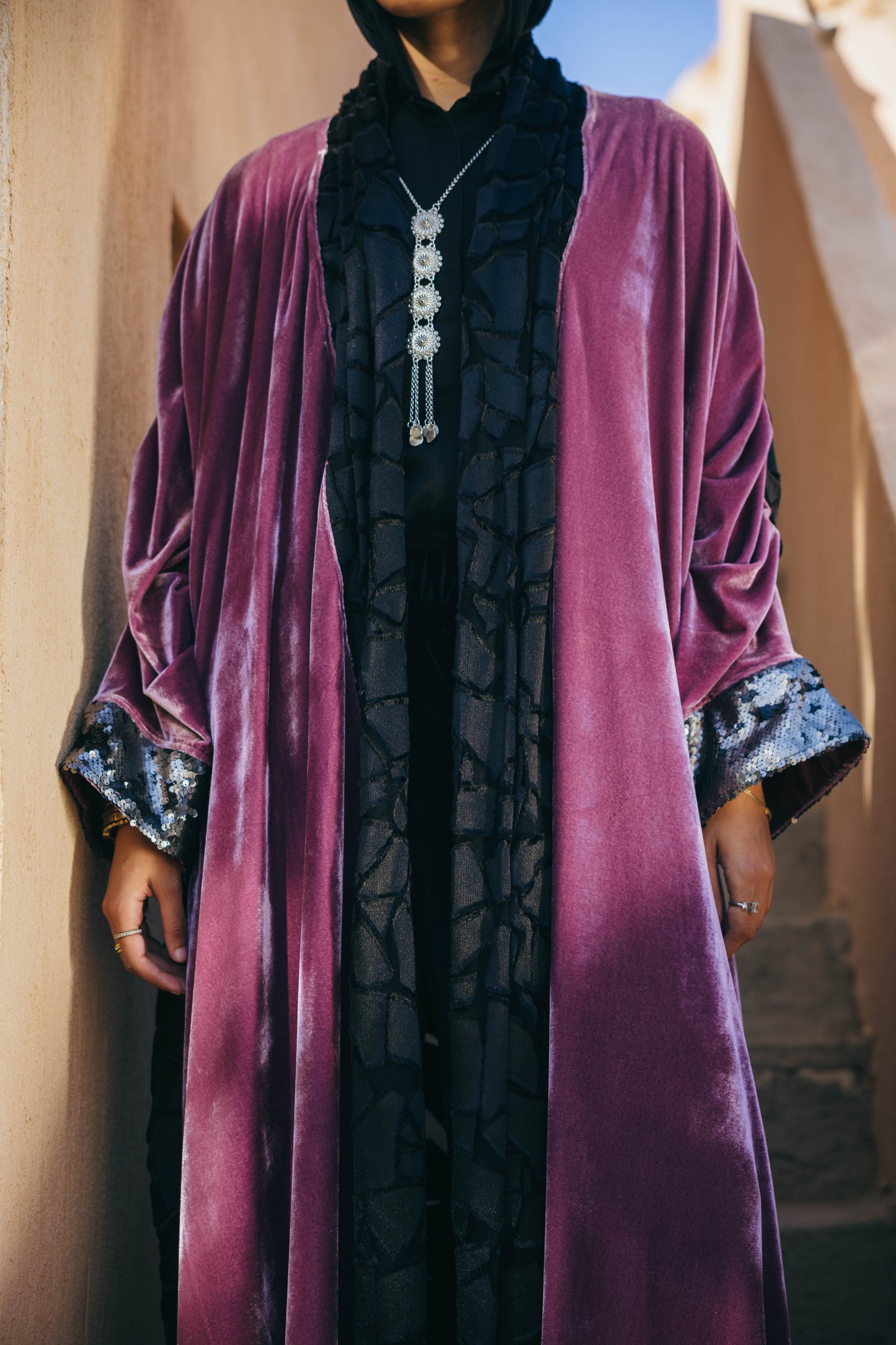 Dorra Kaftan in Cashmere
