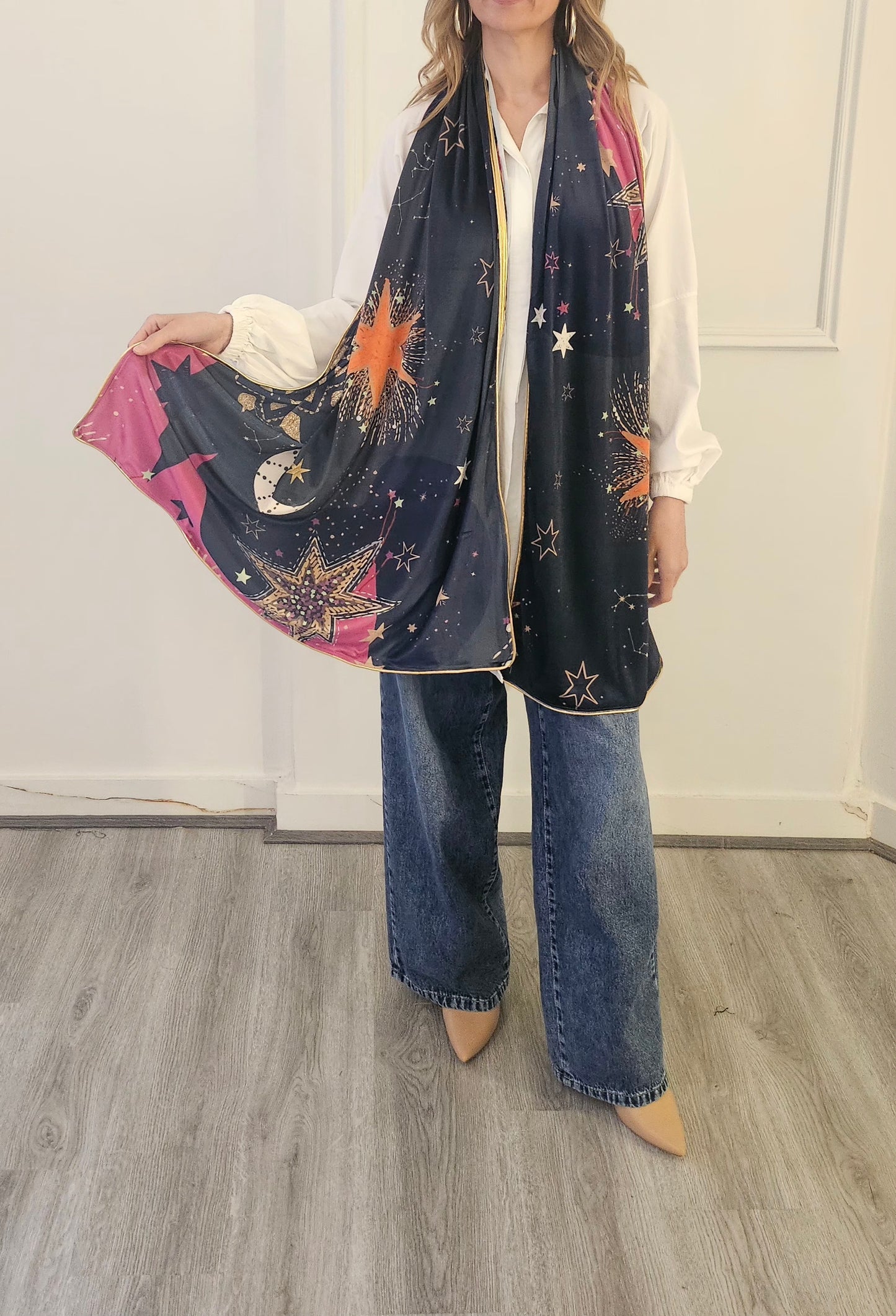 Starry printed Shawl