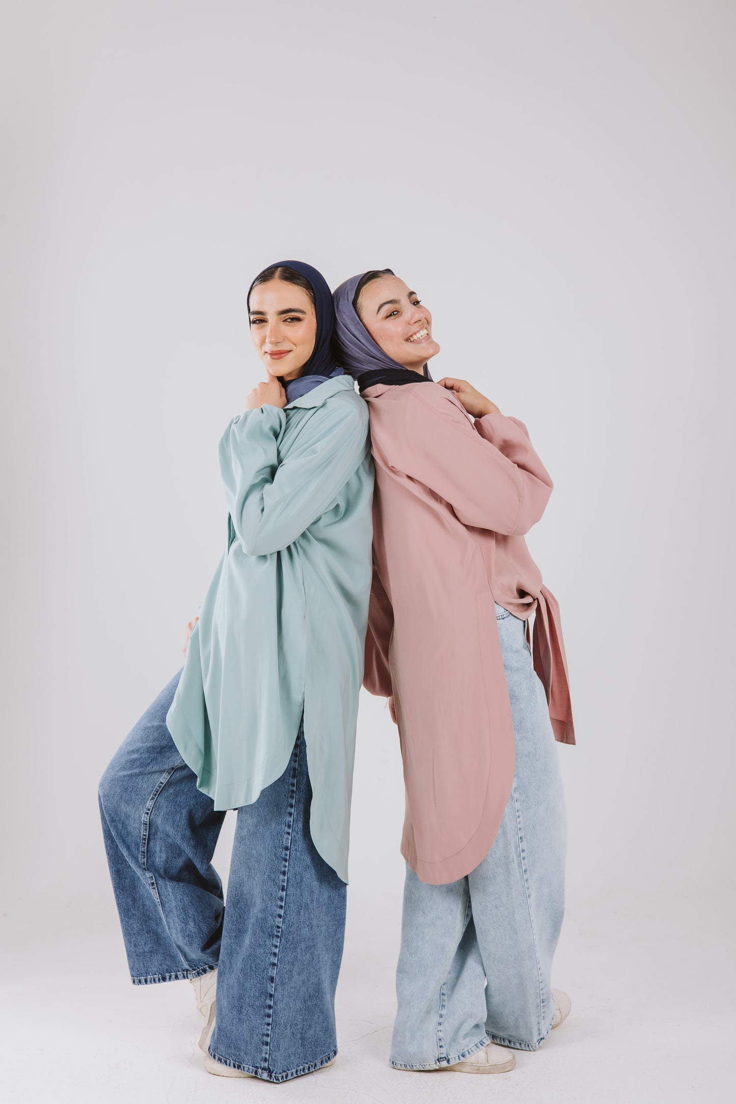 Puffy Sleeves Shirt in in Mint
