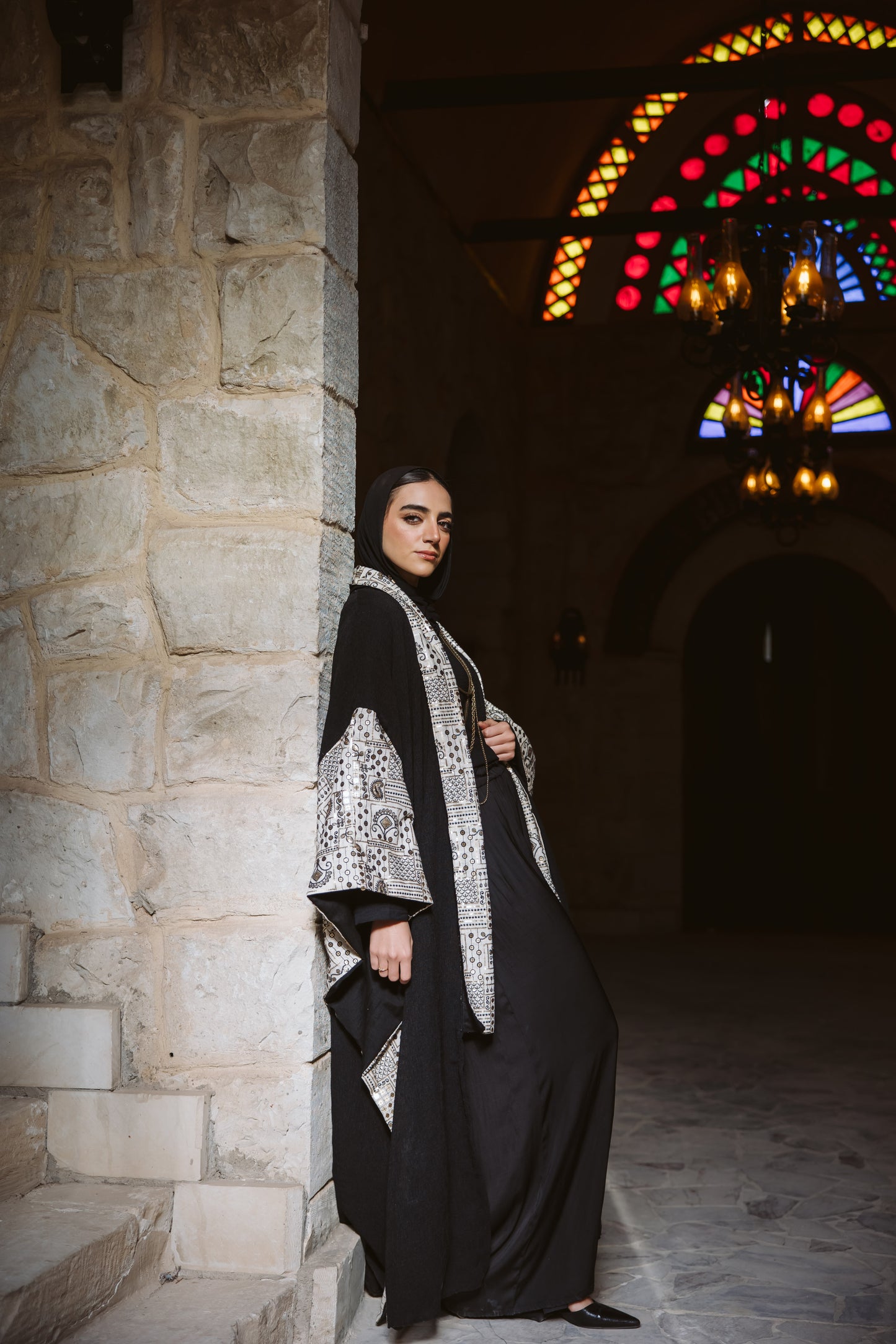 Zumuruda Kaftan in Beige