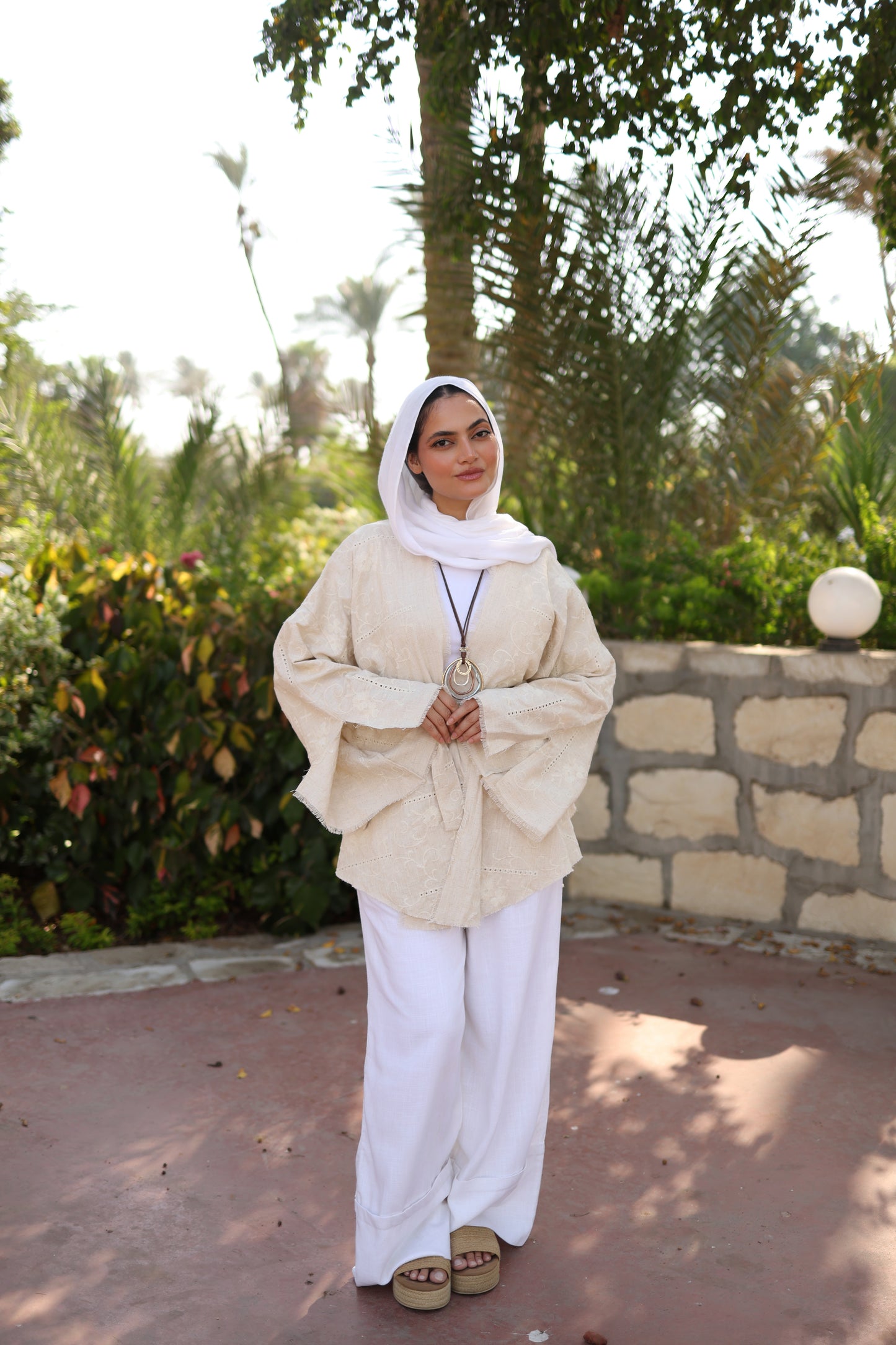 Summer Dunes Linen kimono