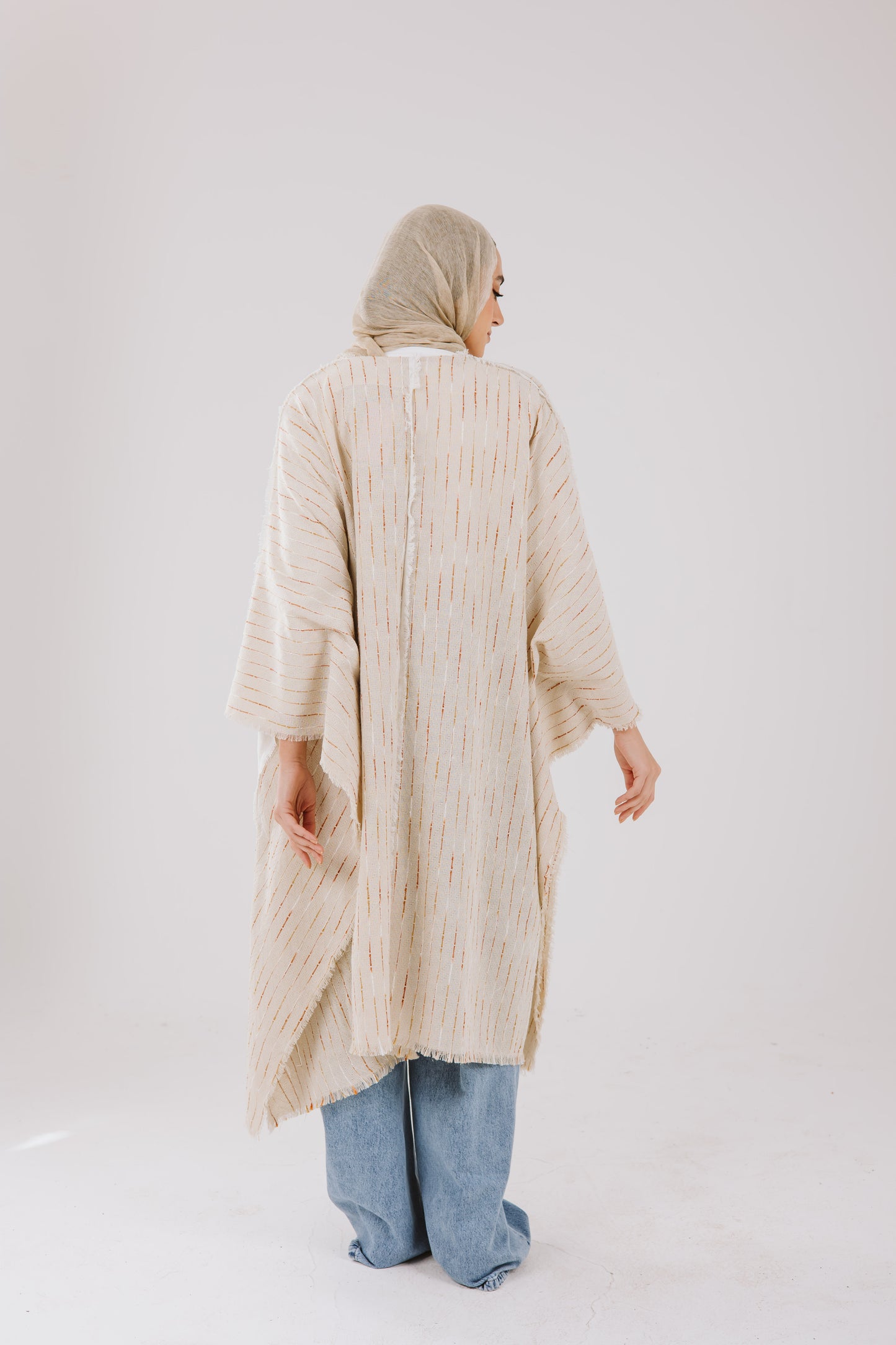 Batwing Linen Cardigan