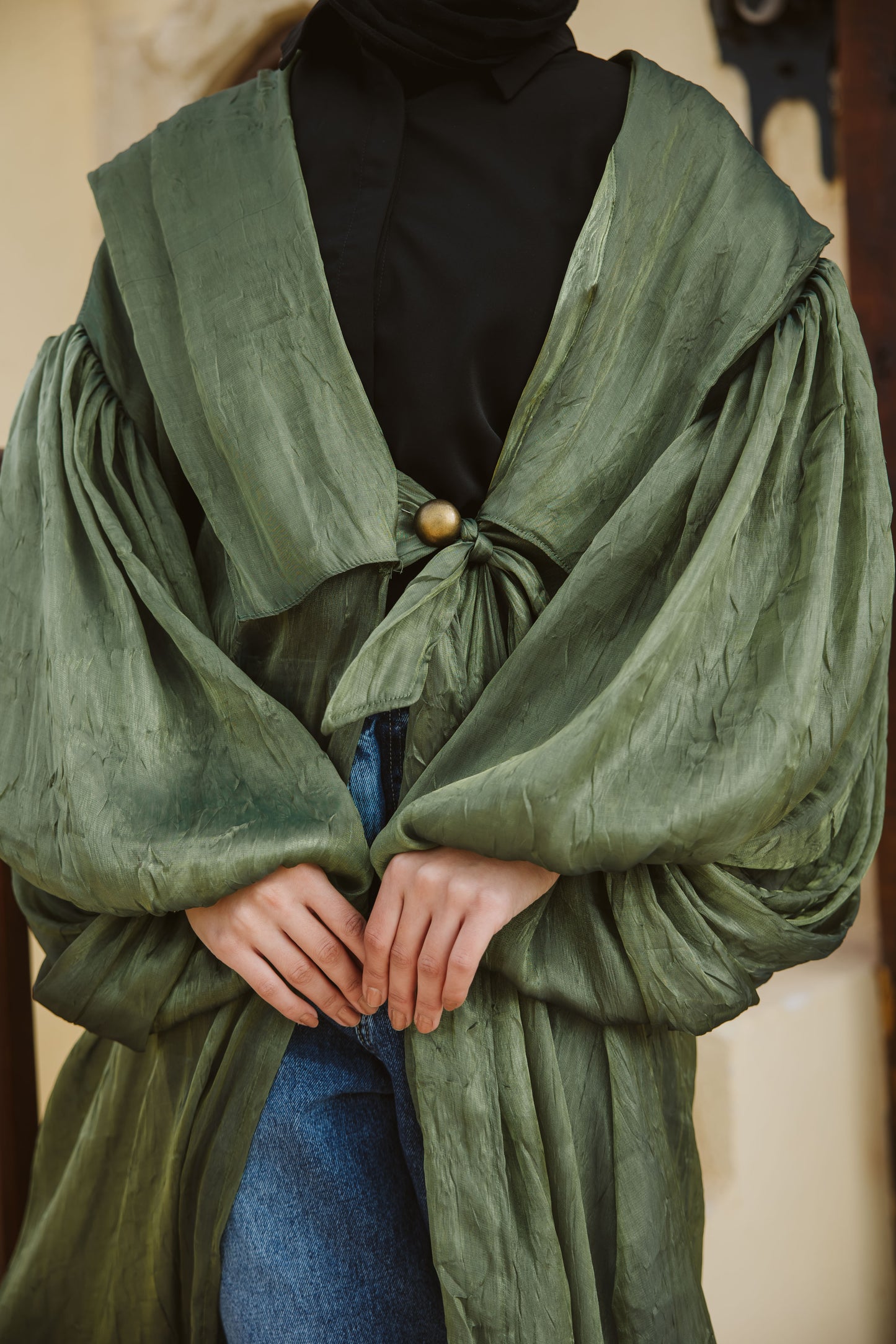 Rawan kimono in Olive