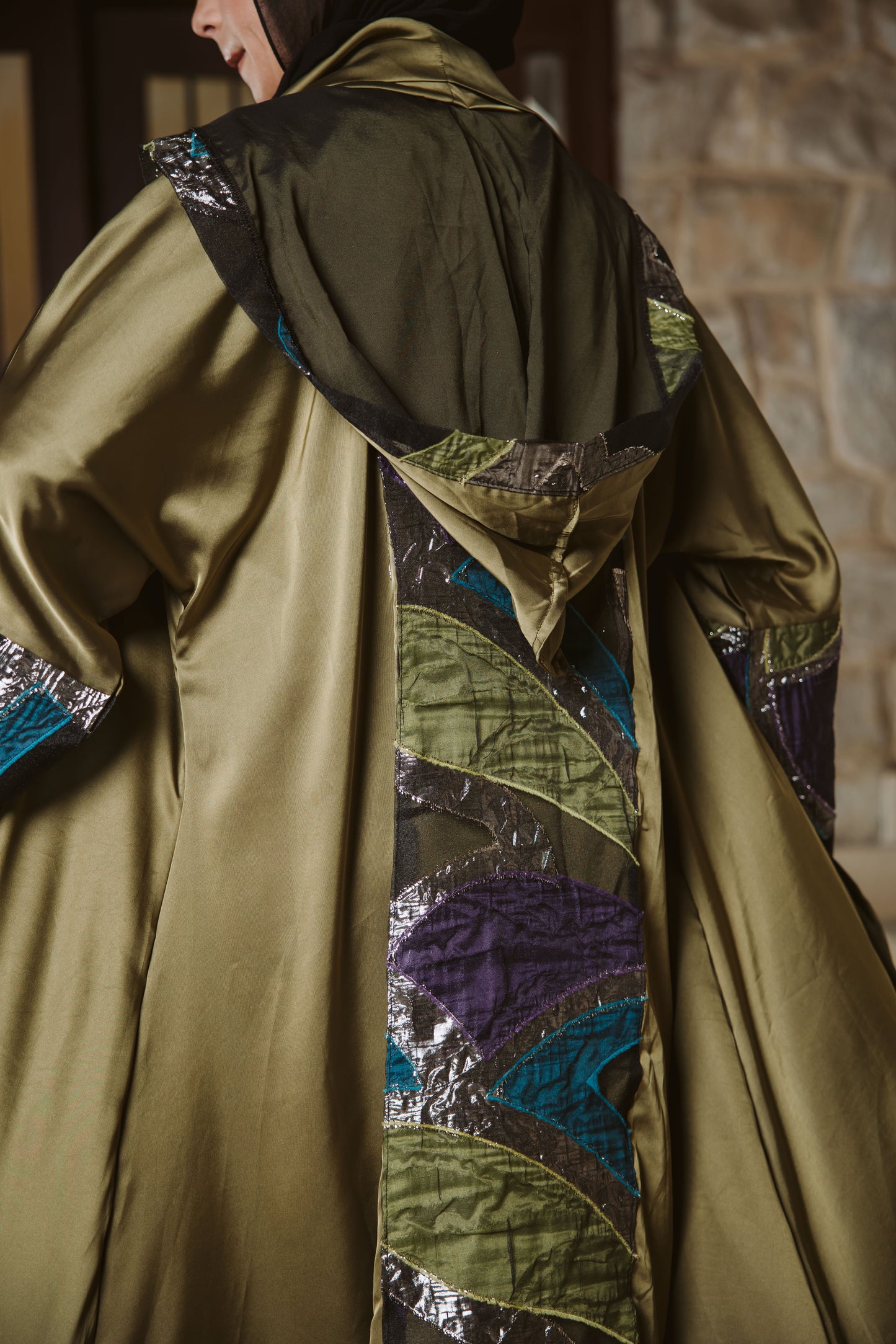 Karam Kaftan in Olive