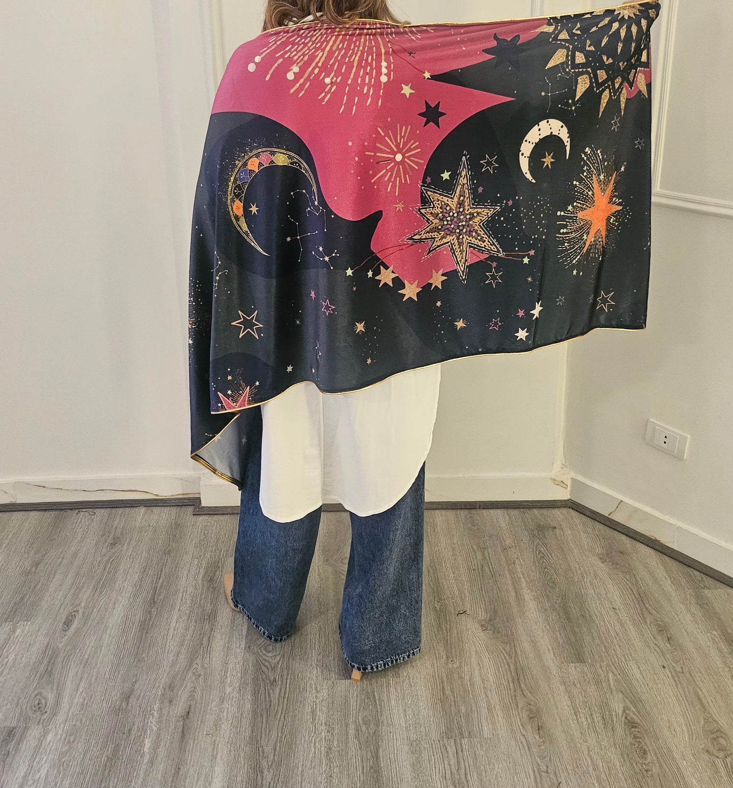 Starry printed Shawl