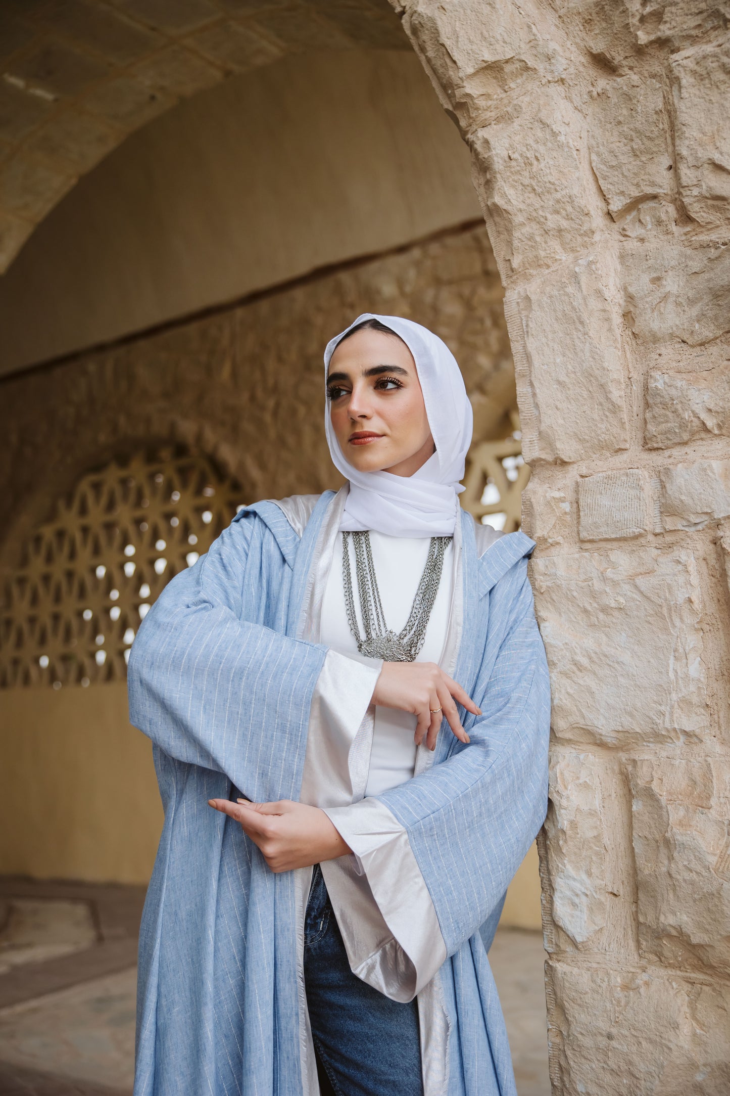 Azziza Linen Kaftan