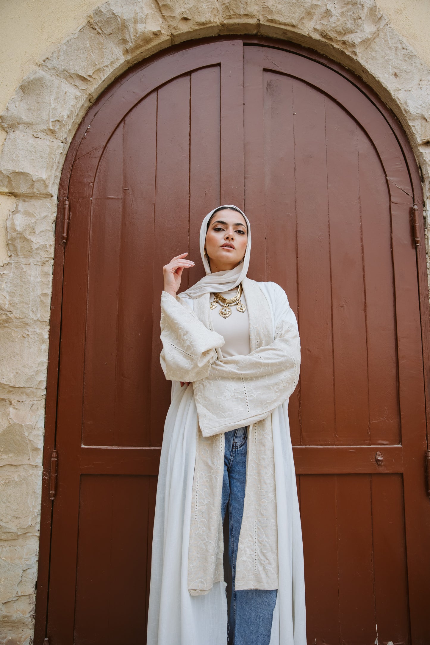 Zahra Linen Kimono