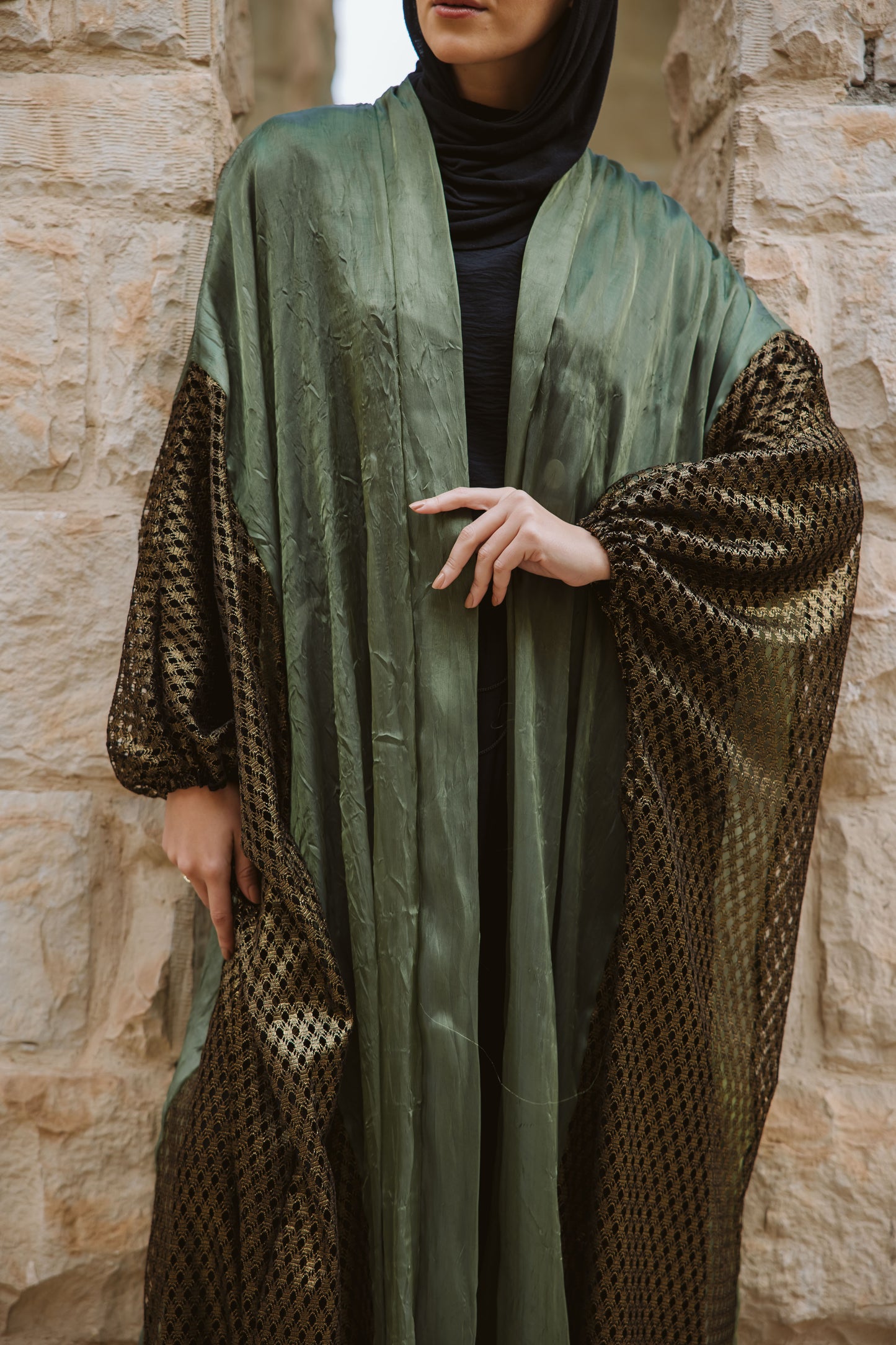 Qasr Kaftan in Olive