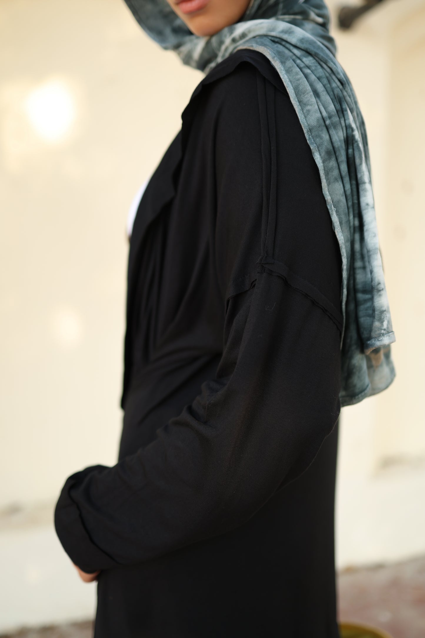 Asymmetrical Wrap Set in Black