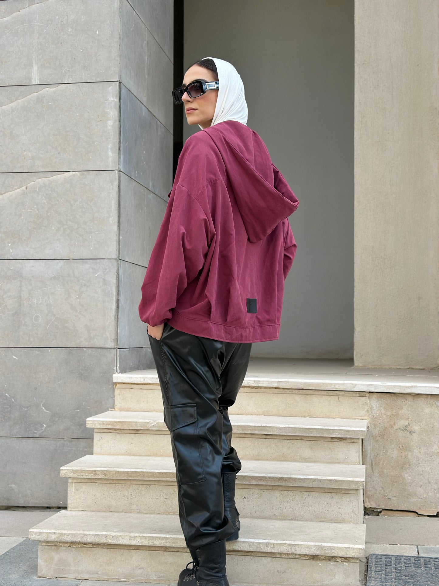 Leather belt sherwal