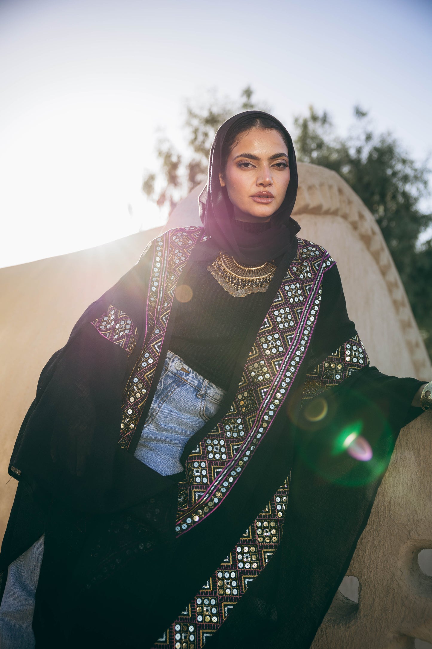 Musk Linen Kaftan