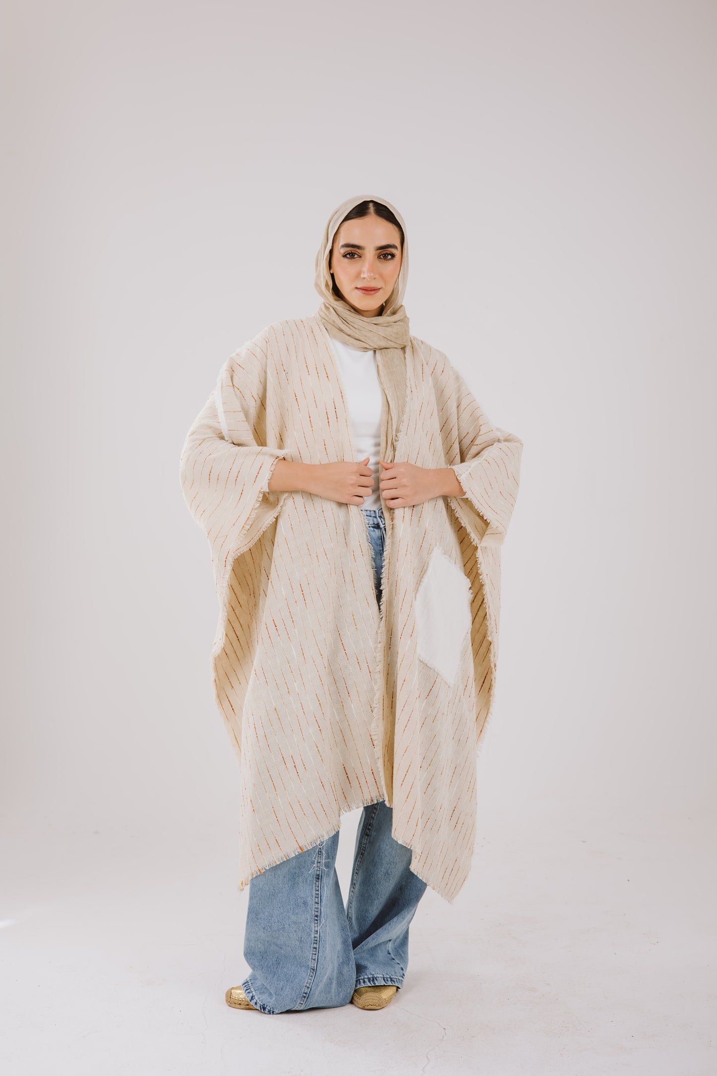 Batwing Linen Cardigan