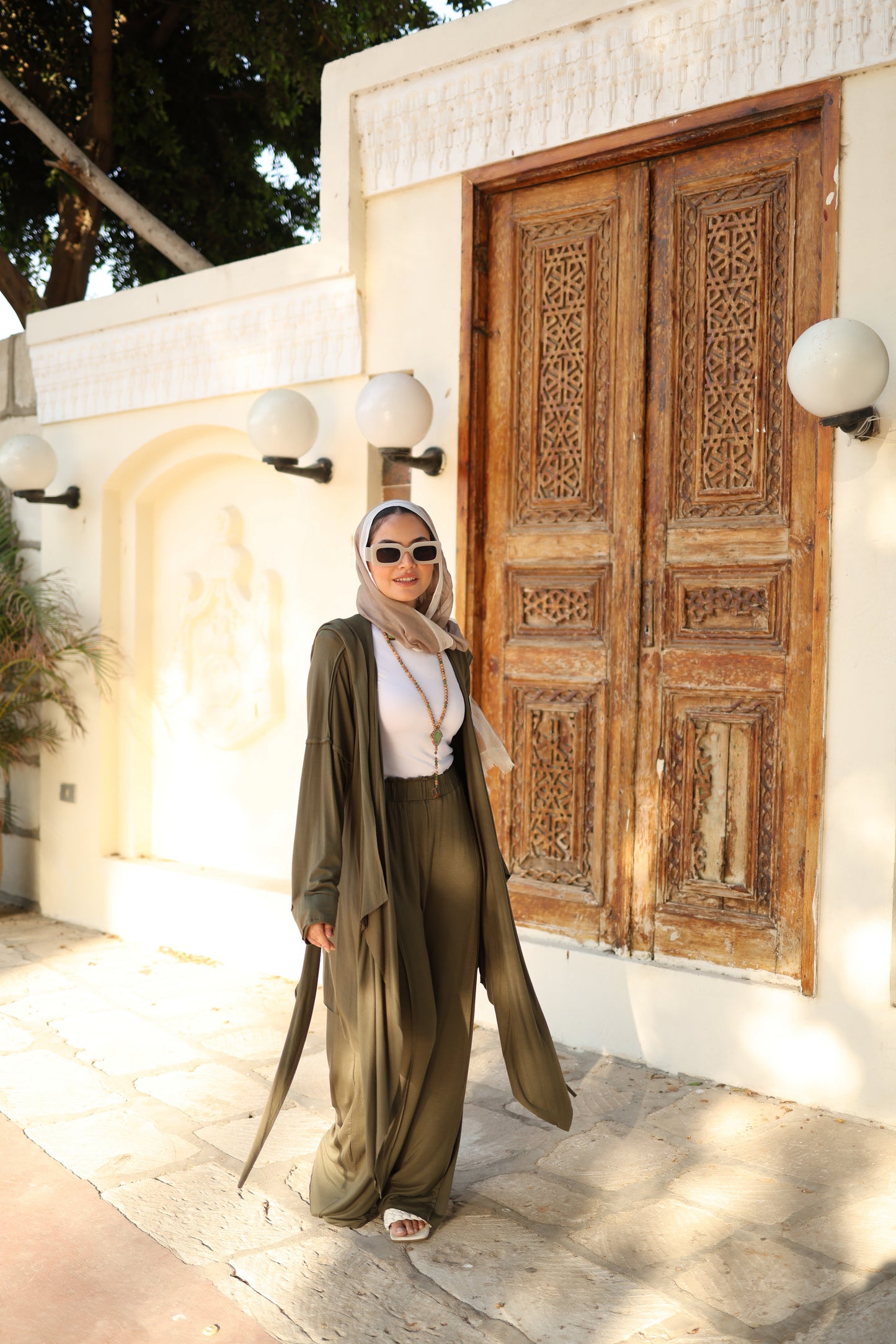 Asymmetrical Wrap Set in Black
