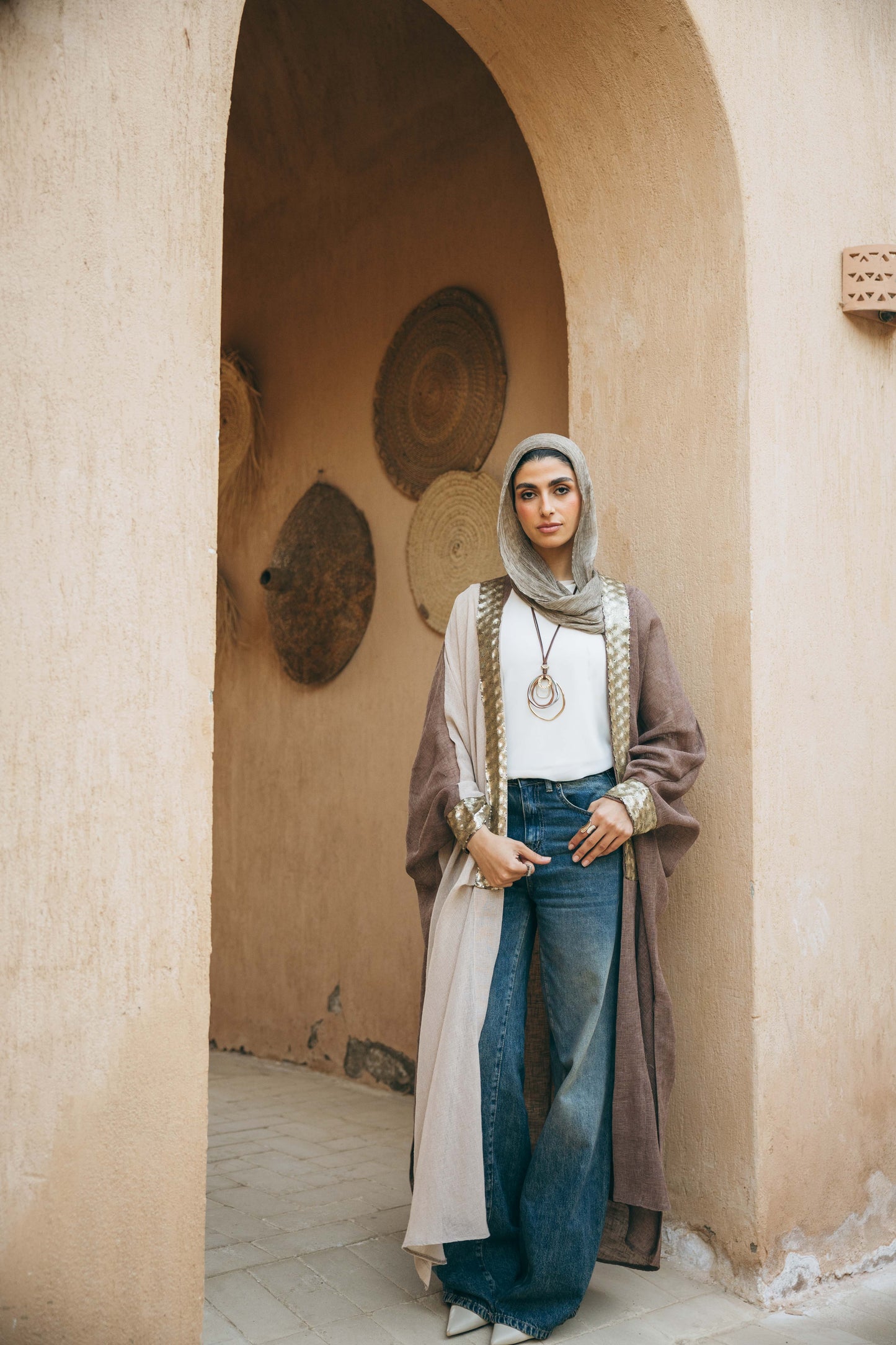 Amber Linen Kaftan