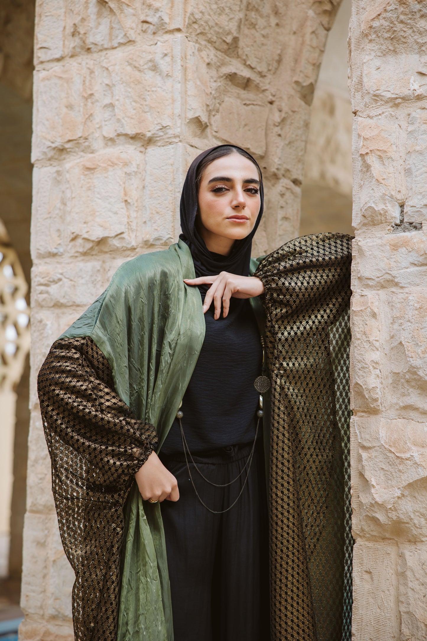 Qasr Kaftan in Olive