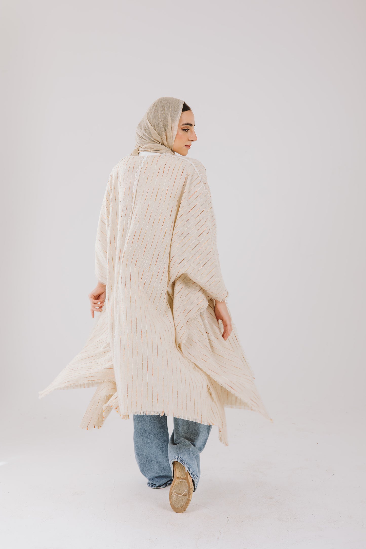 Batwing Linen Cardigan