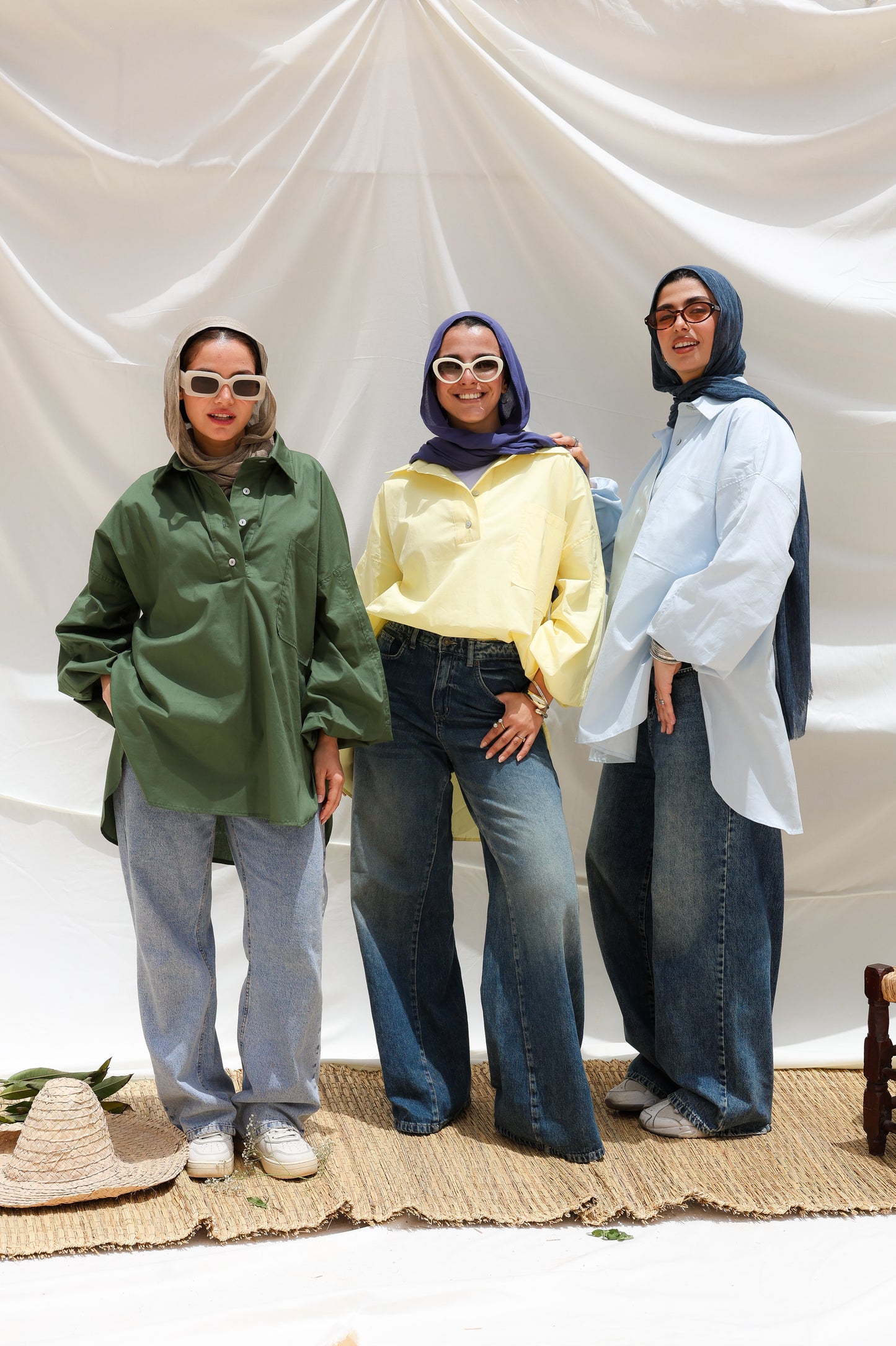 The Popover Popline Shirt in Butter Yellow