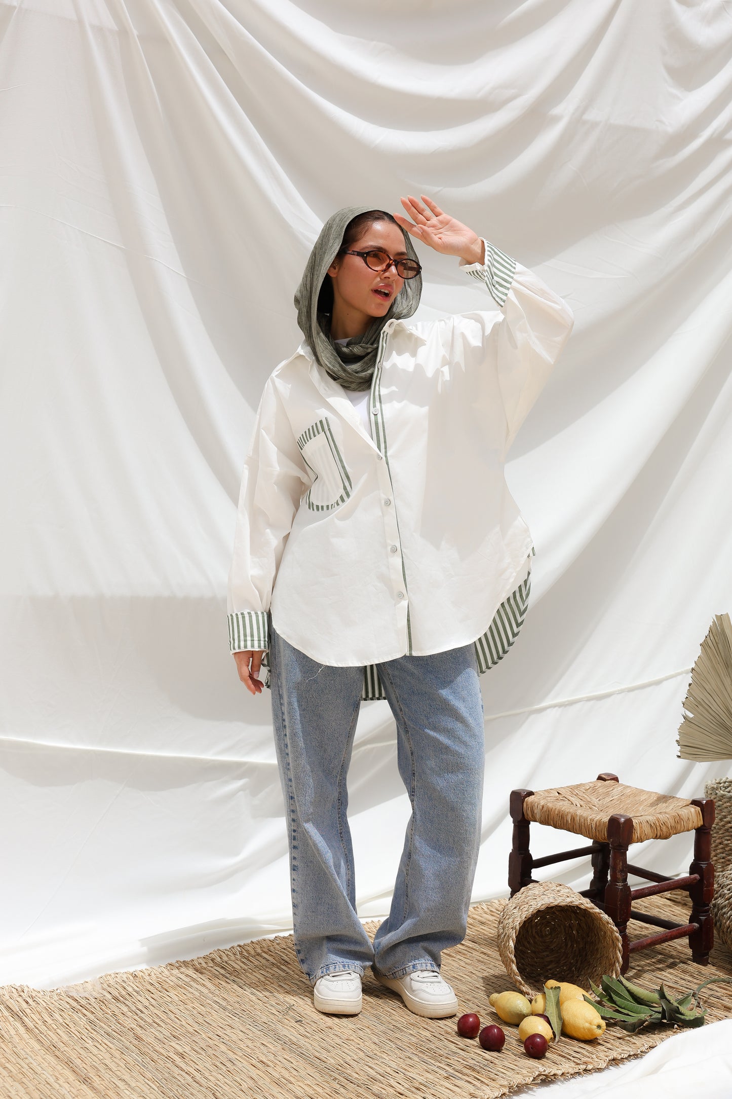 The Sage Stripes Shirt