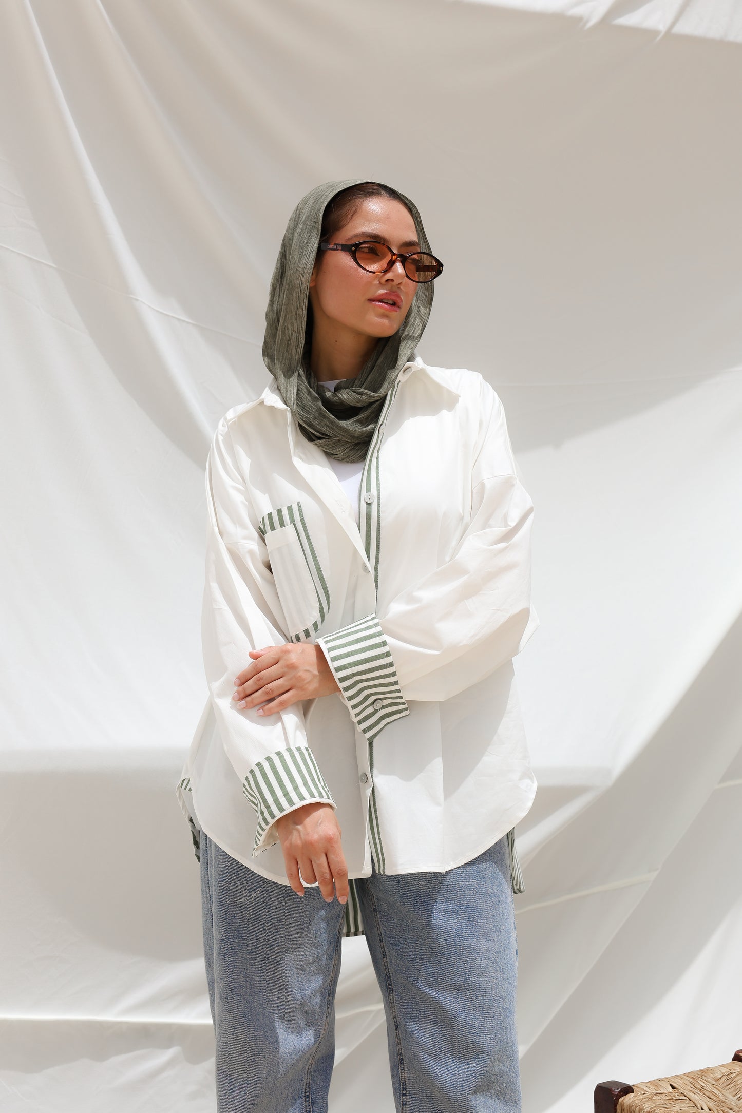 The Sage Stripes Shirt