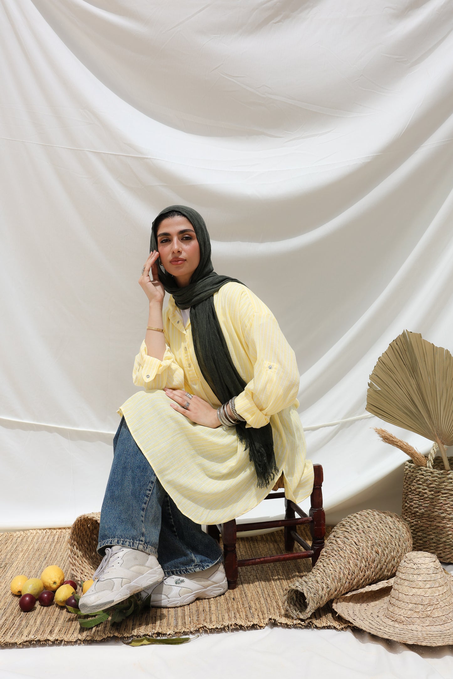Breeze High Low Top in Yellow