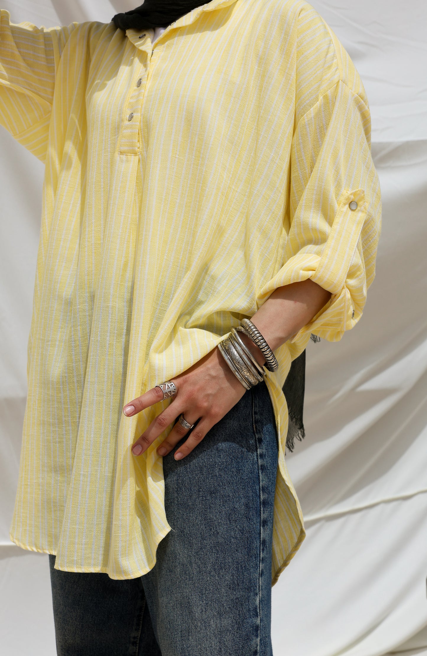Breeze High Low Top in Yellow