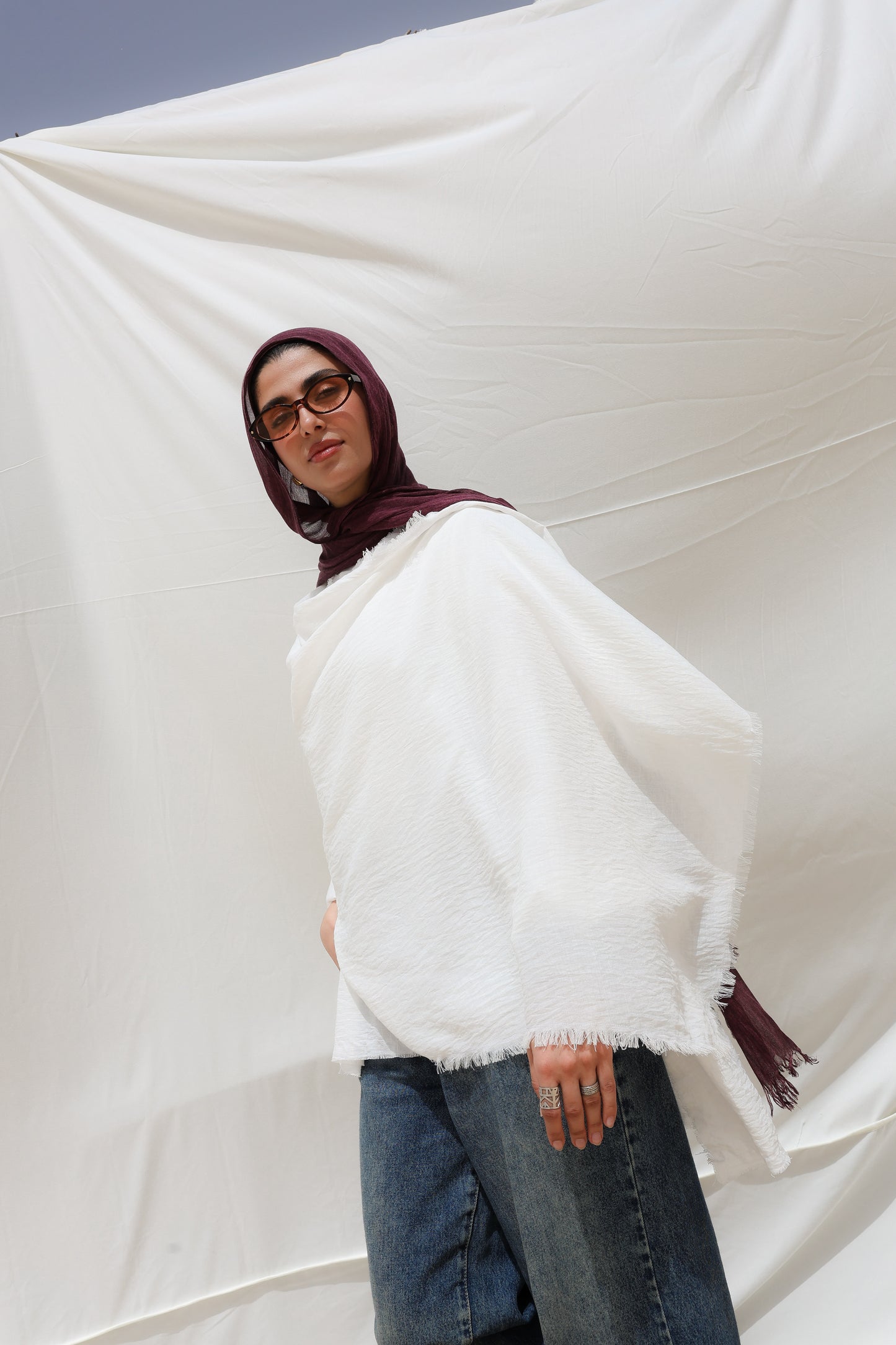 The Move Top in White