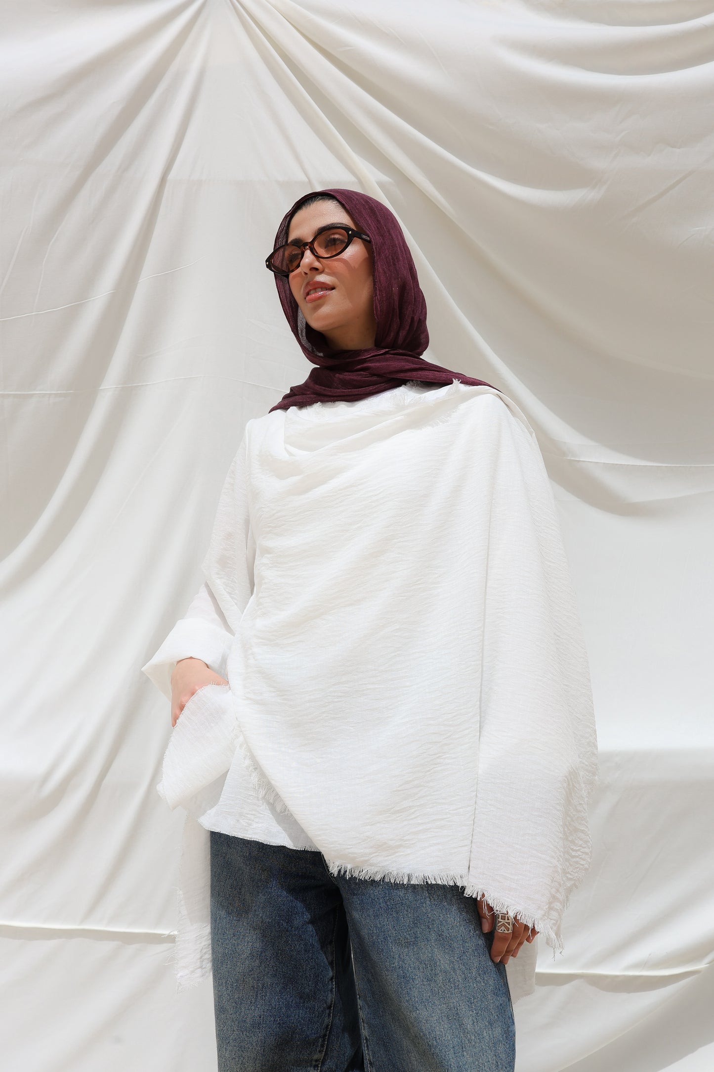 The Move Top in White