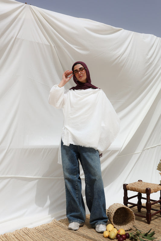 The Move Top in White