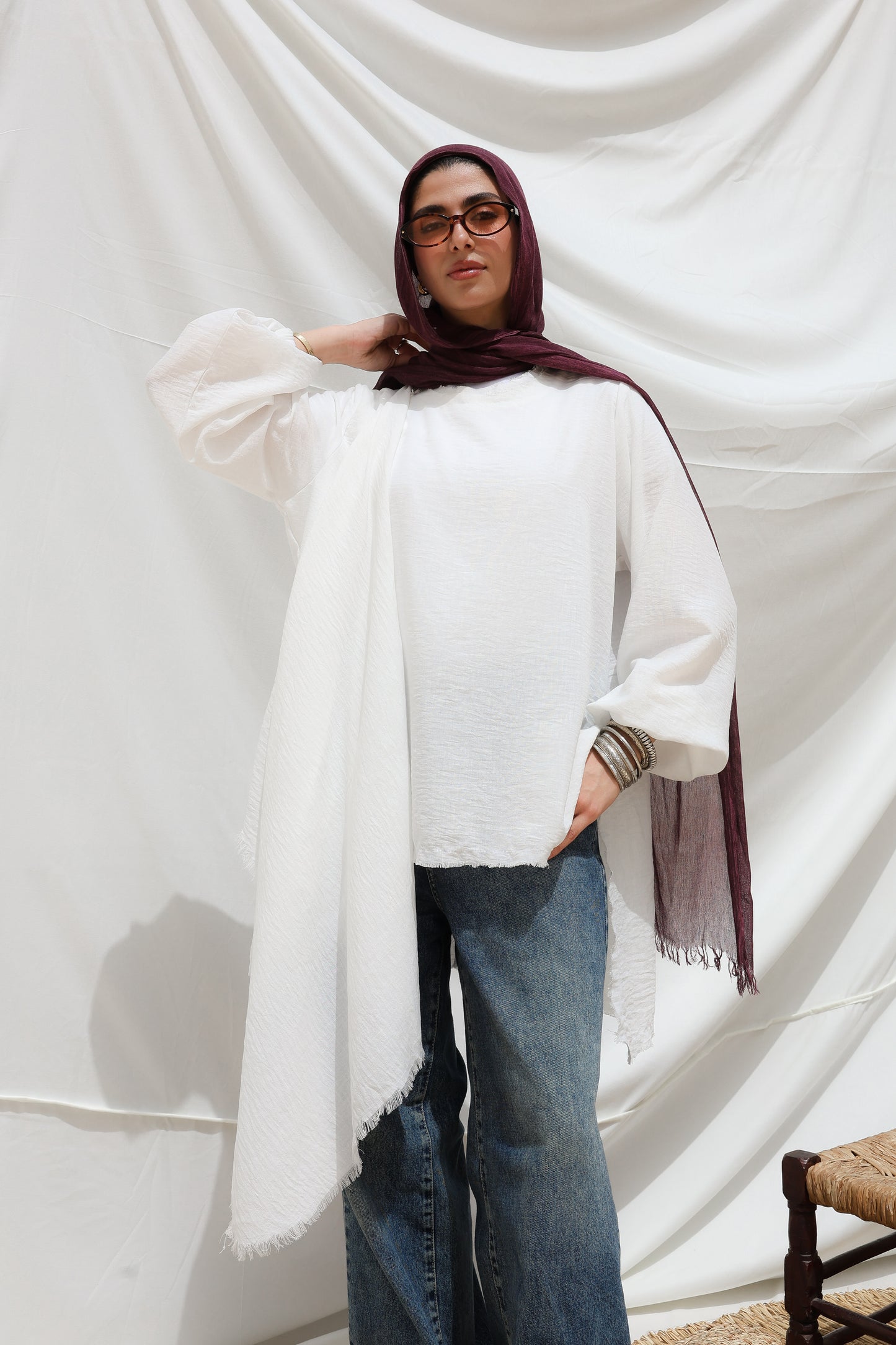 The Move Top in White
