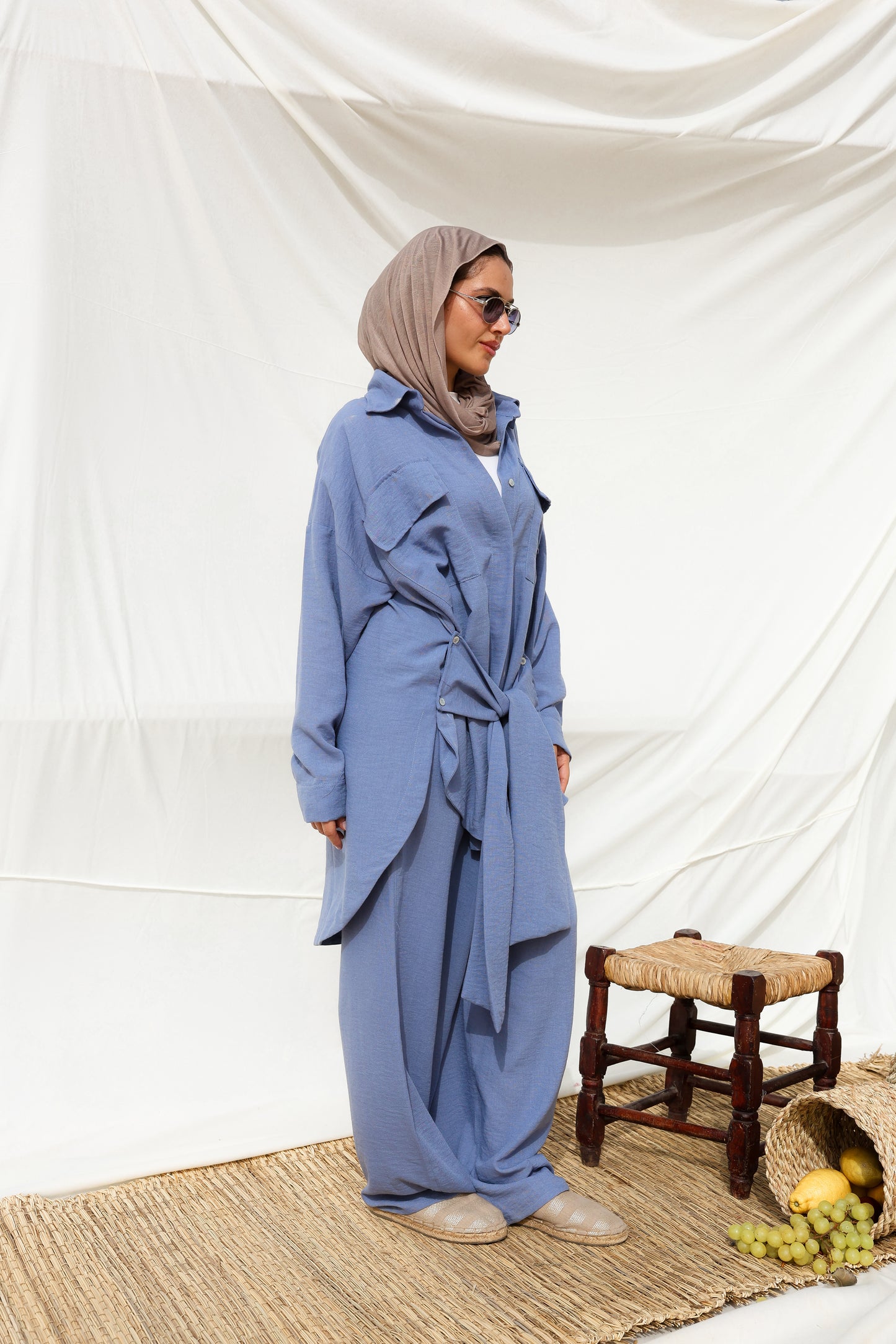 The Sash Set in Blue