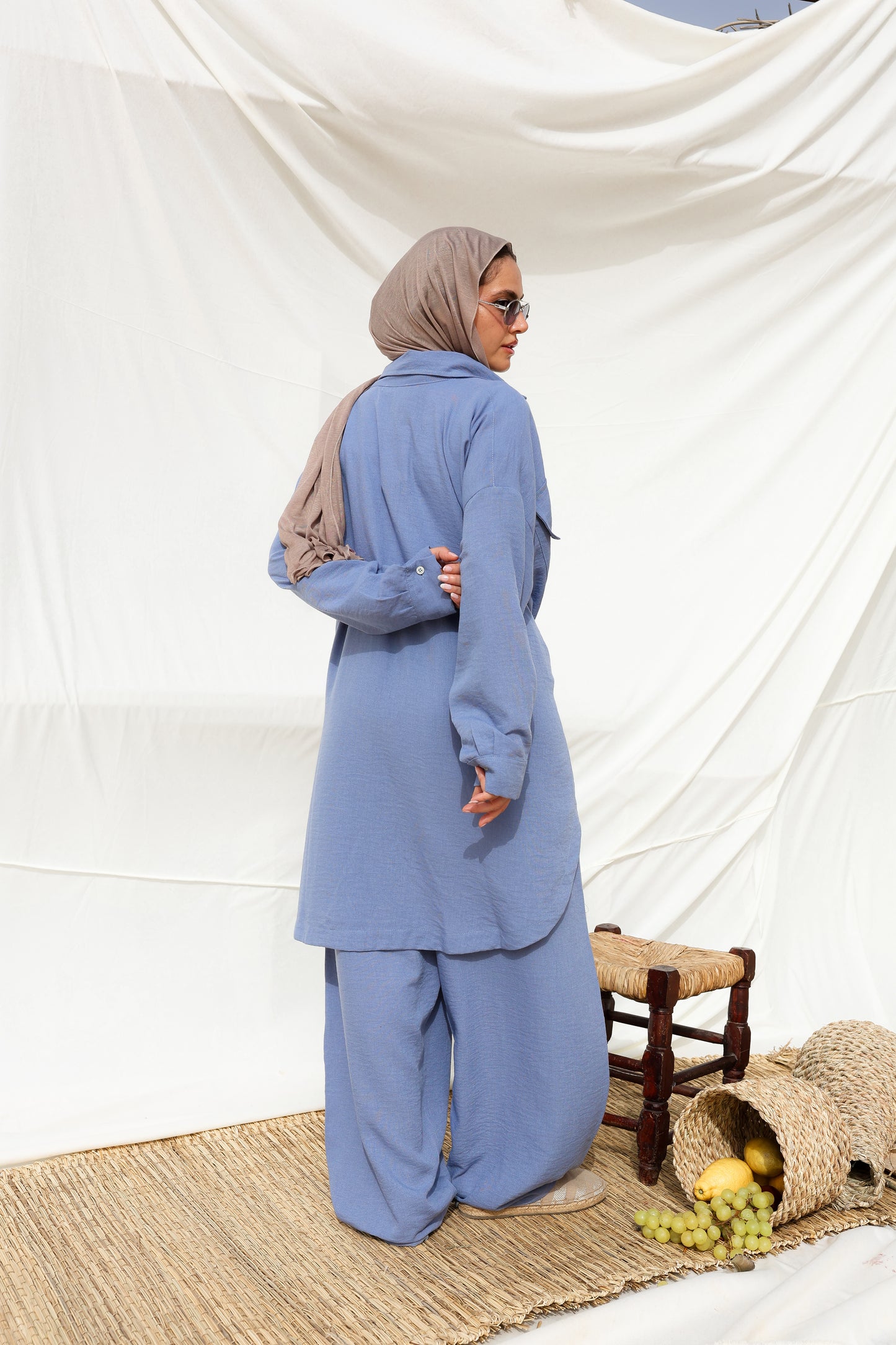 The Sash Set in Blue
