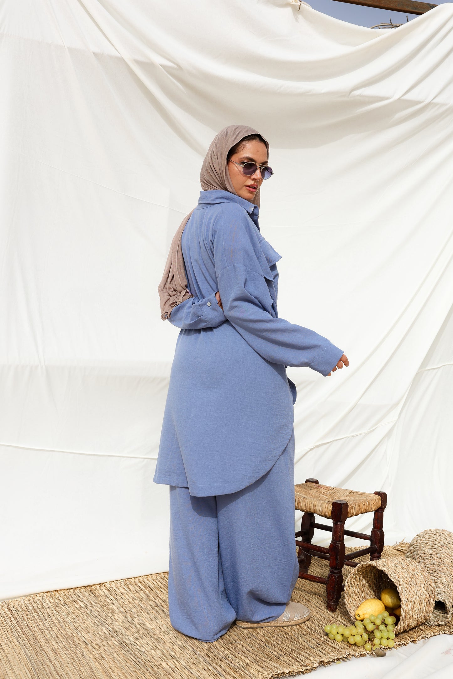 The Sash Set in Blue