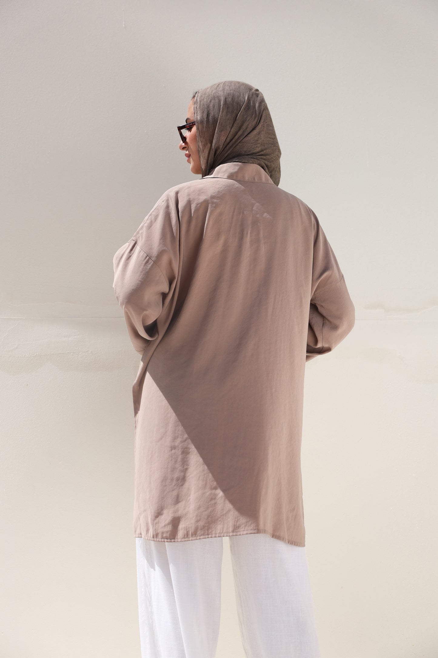 Breeze Crossover Shirt in Café