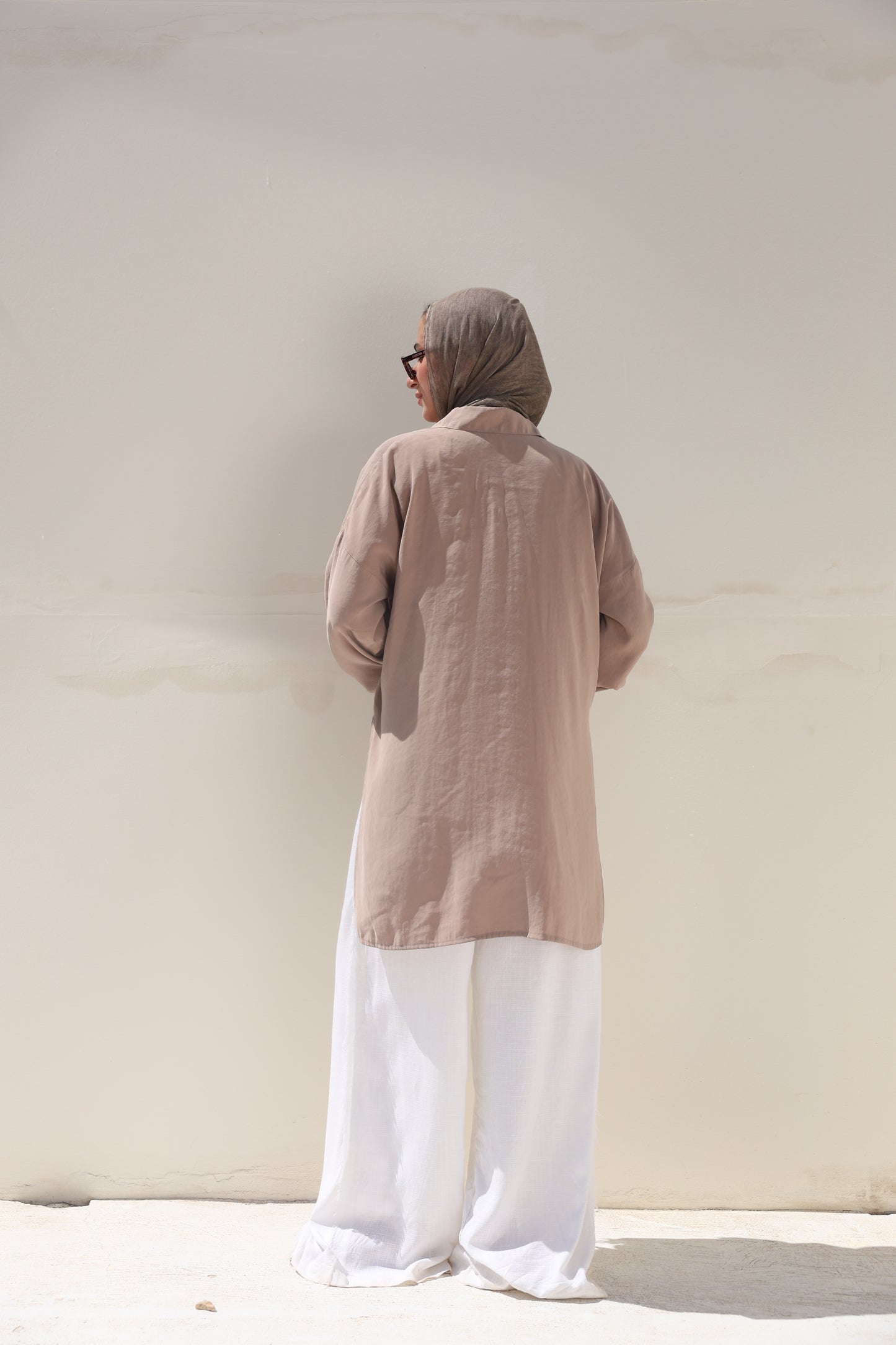 Breeze Crossover Shirt in Café