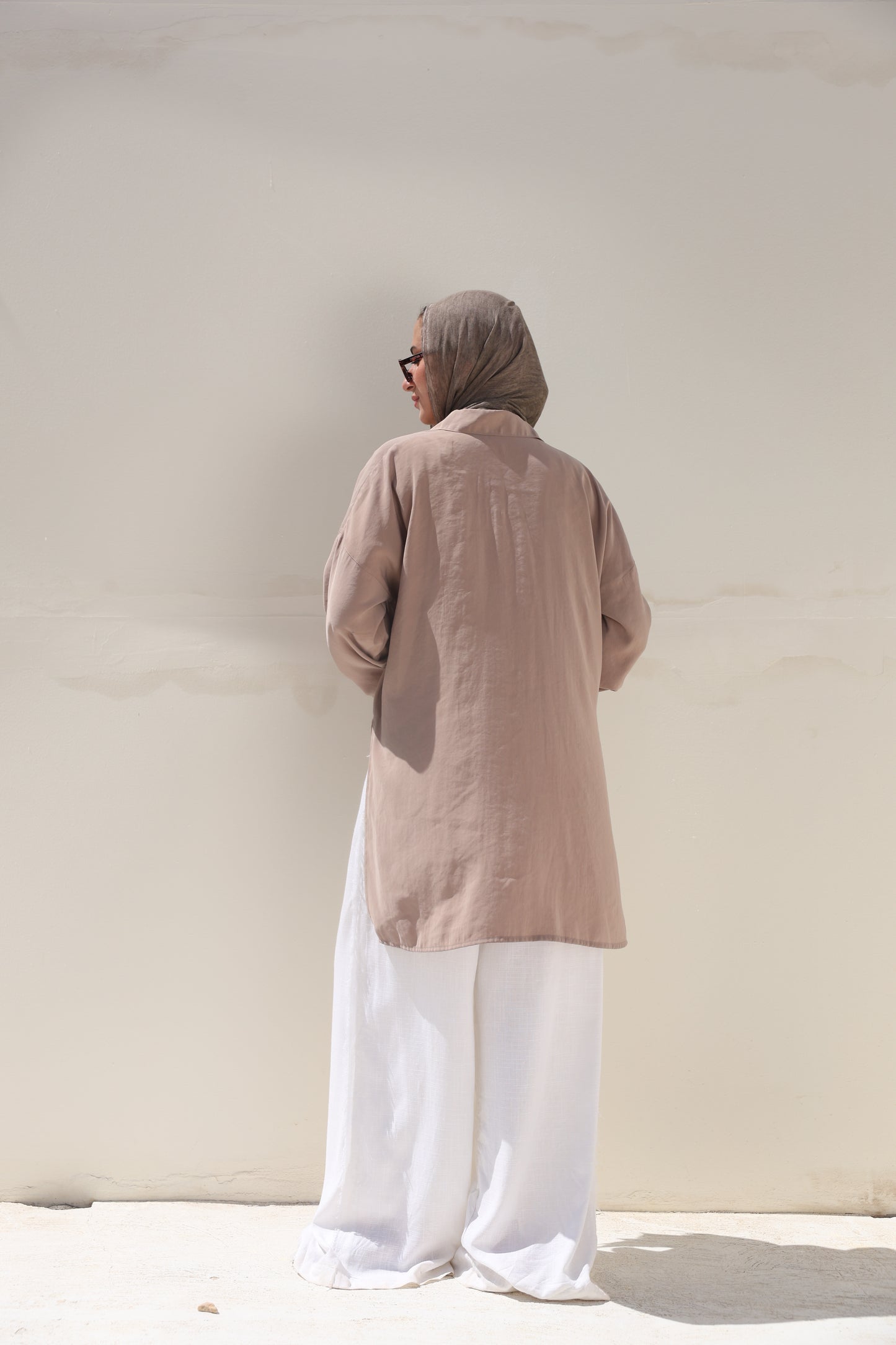 Breeze Crossover Shirt in Café