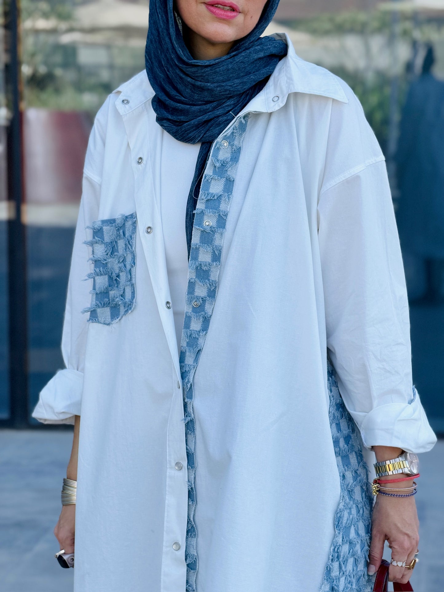 The Patch Denim Shirt