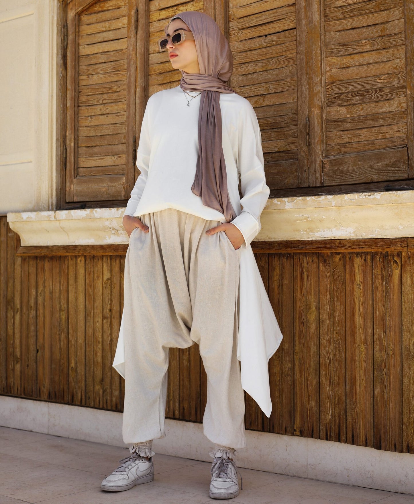 Linen Harem Pants