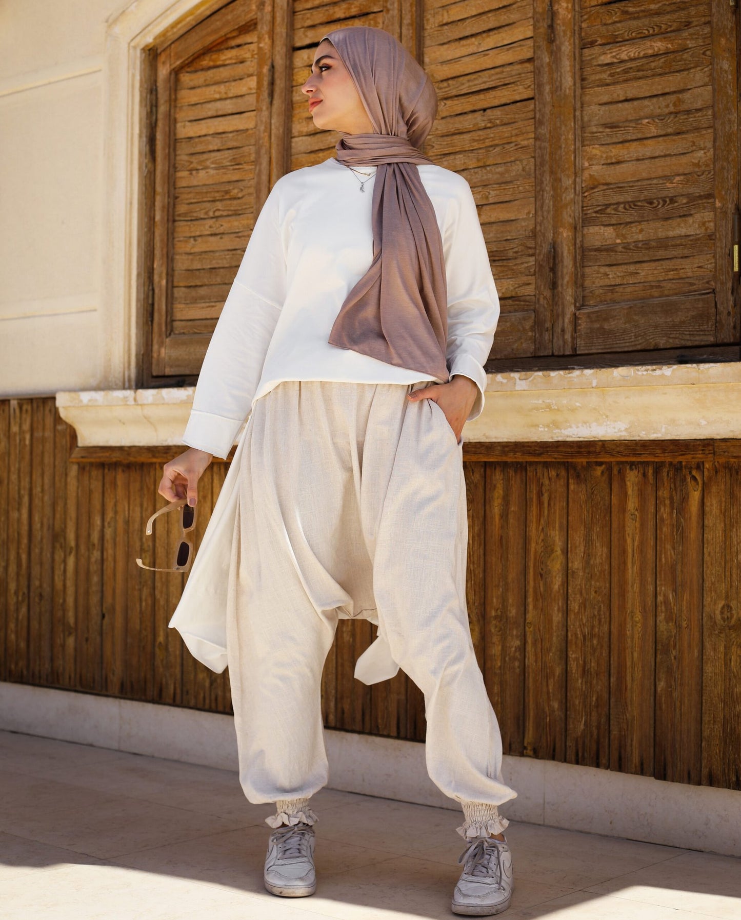 Linen Harem Pants