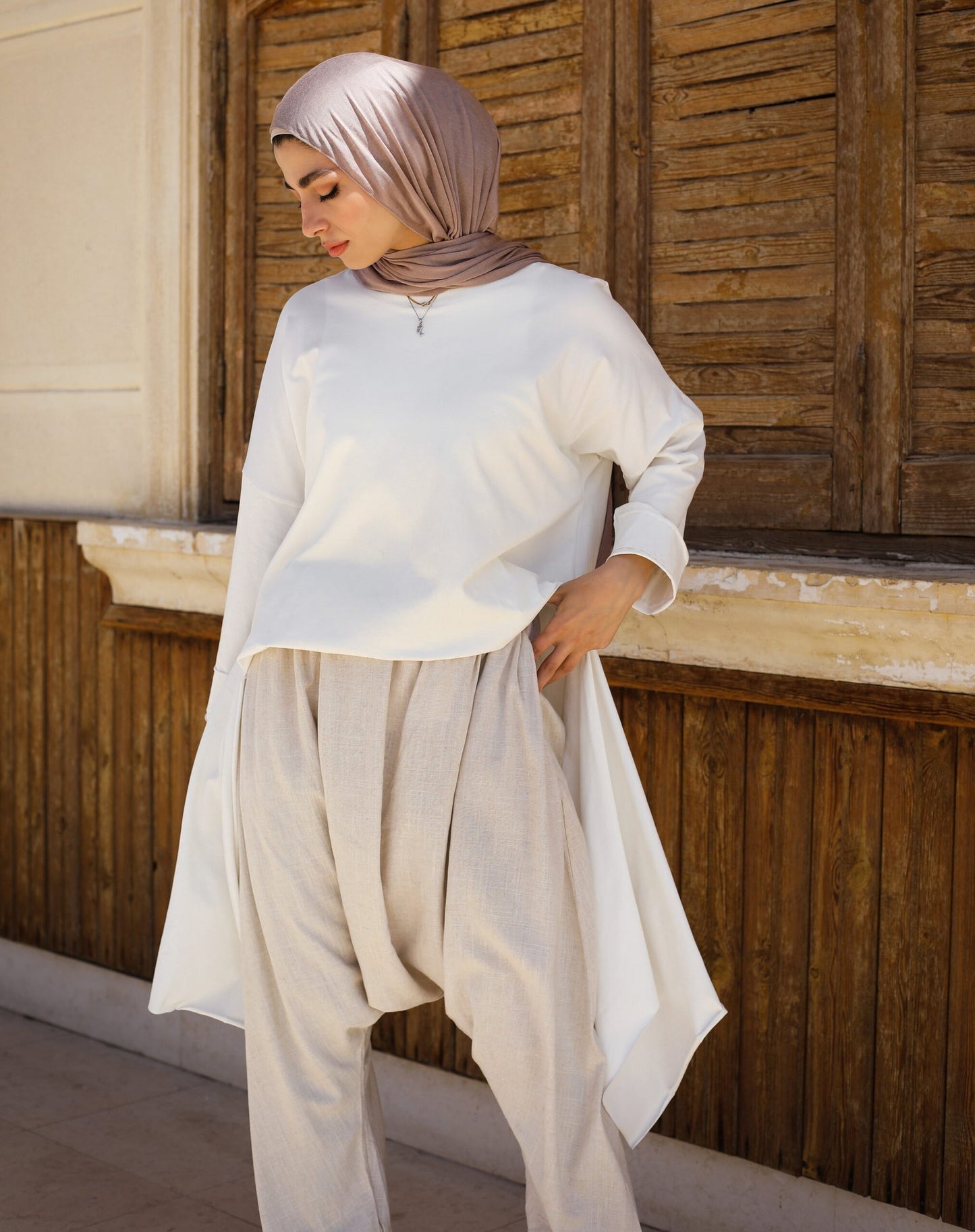 Linen Harem Pants